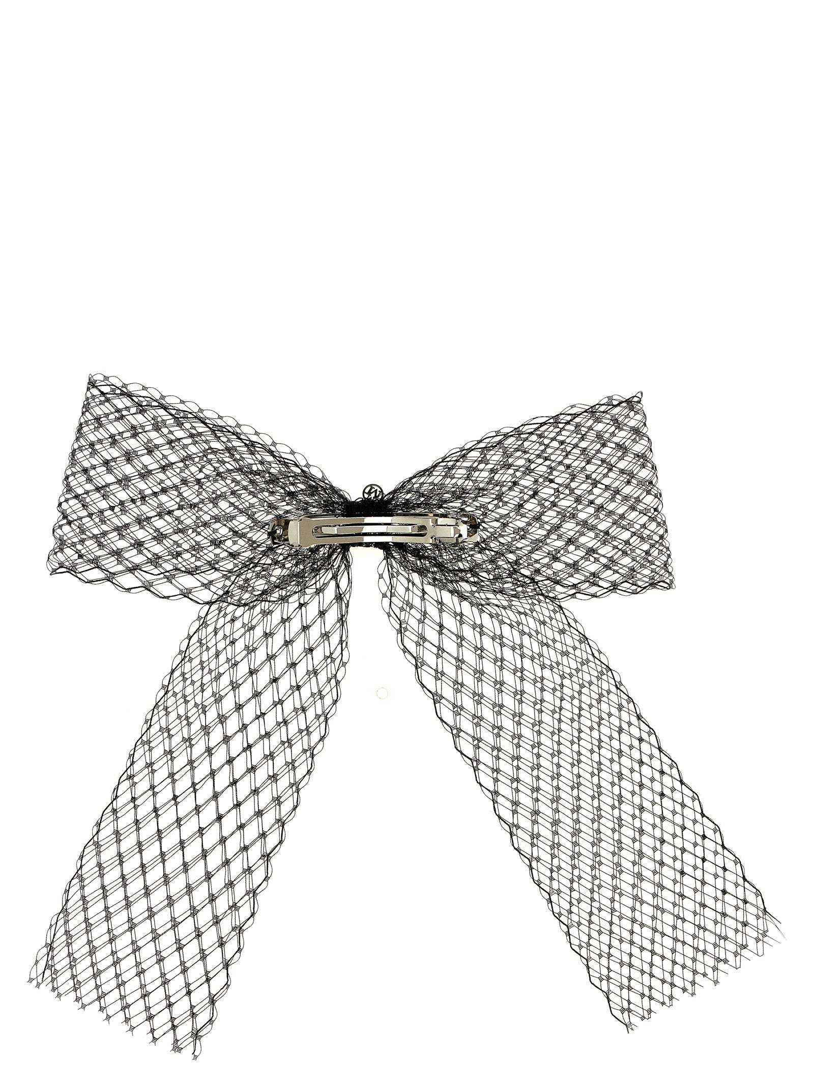 Black Polyester Hair Clip
