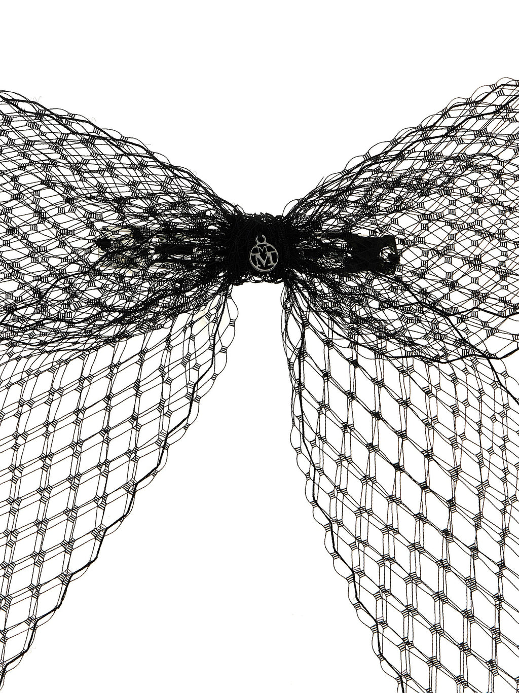 Black Polyester Hair Clip