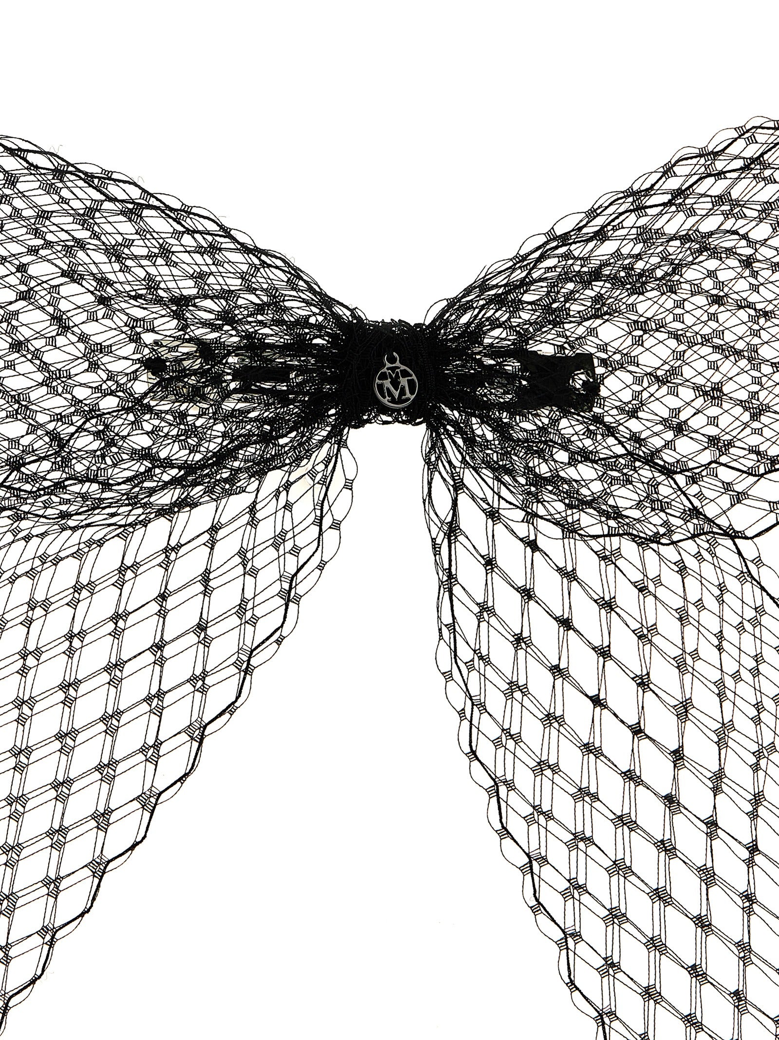 Black Polyester Hair Clip