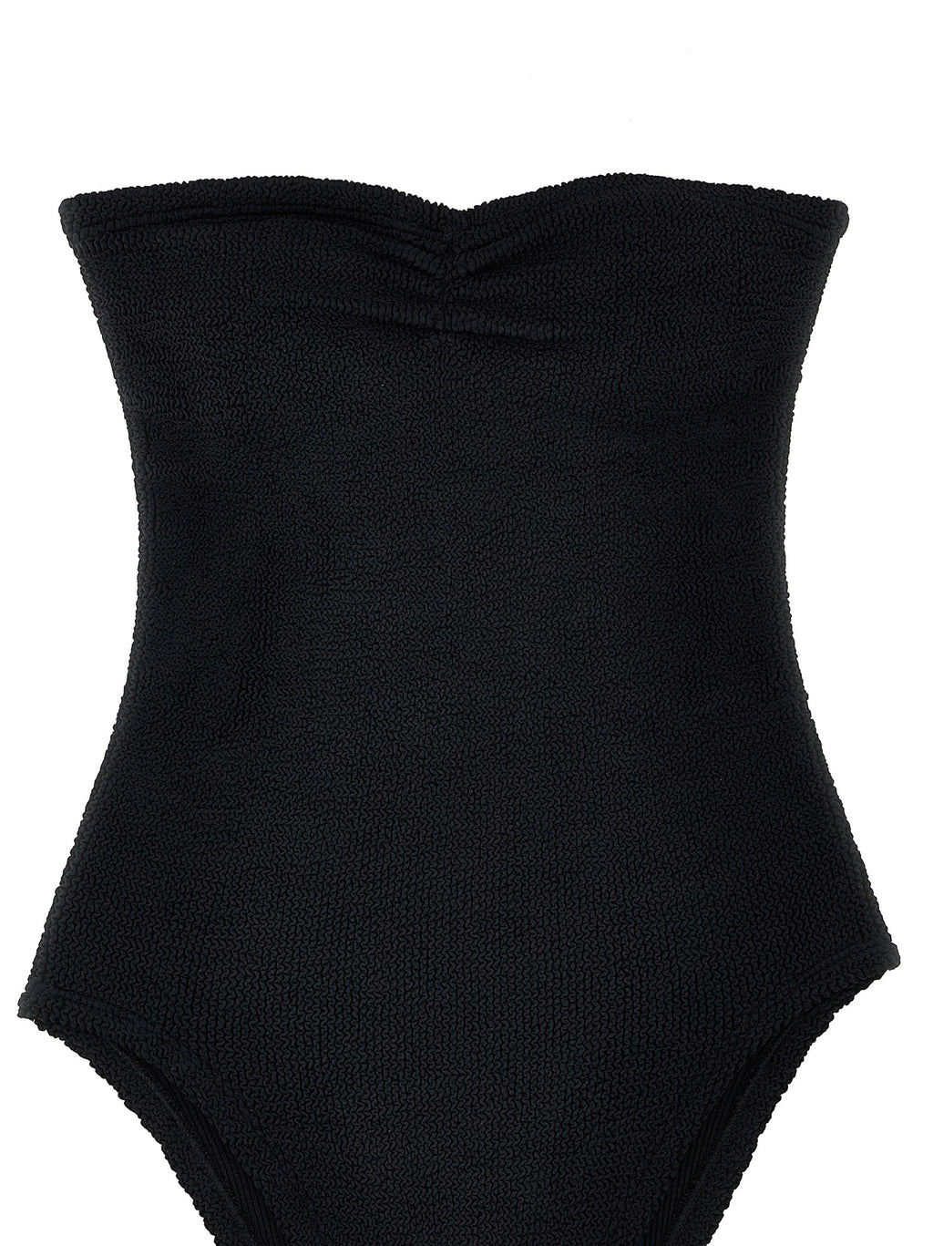 Black Polyamide One-Piece Swimsuit