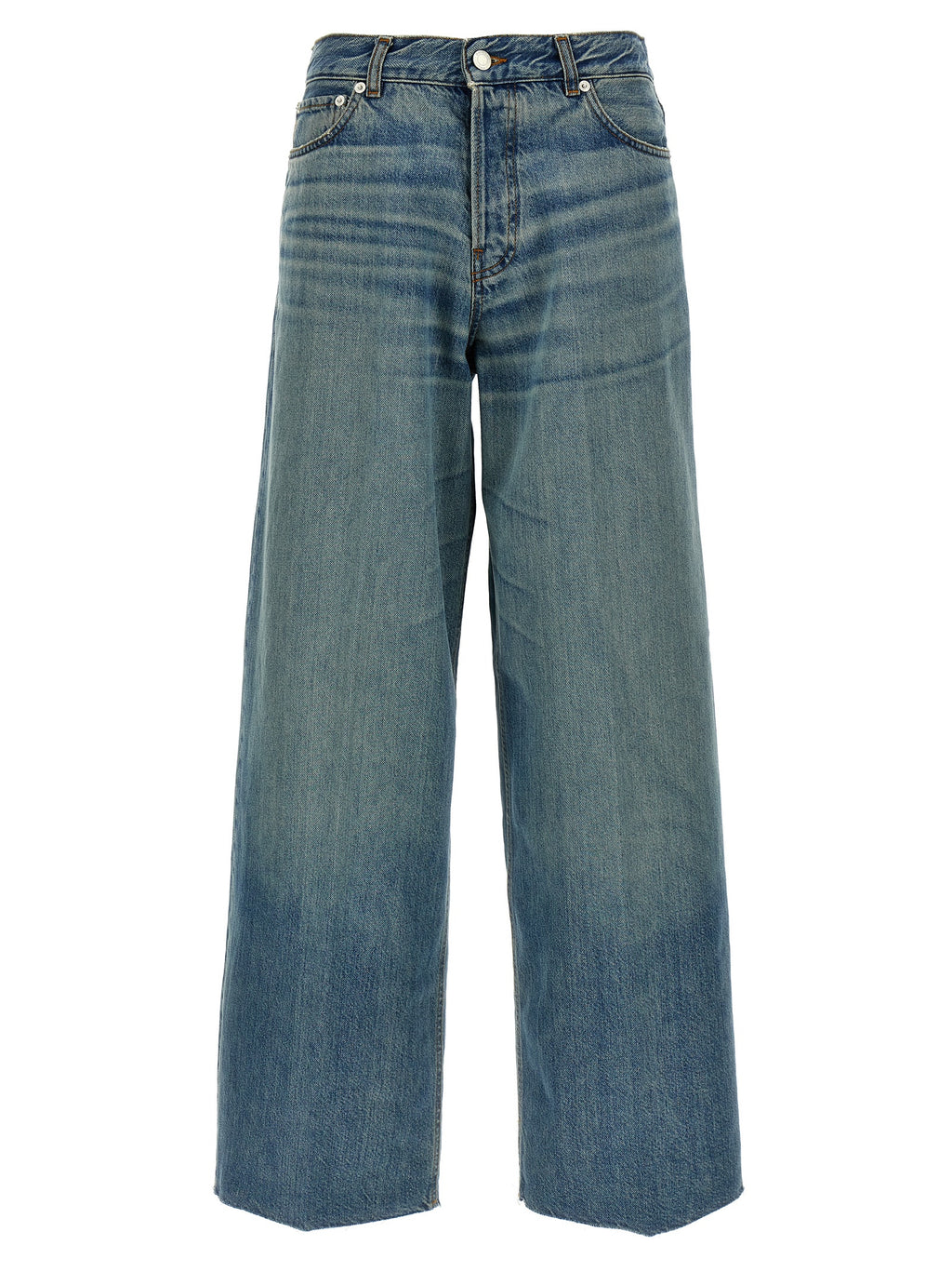 Blue Cotton Jeans Denim