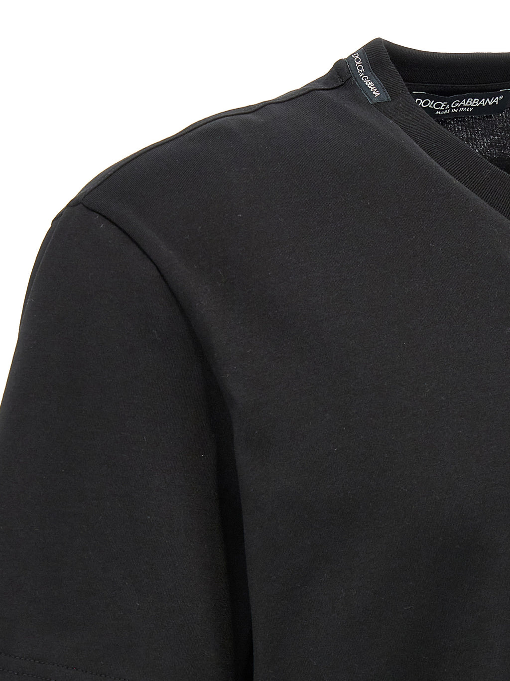 Black Cotton T-Shirt