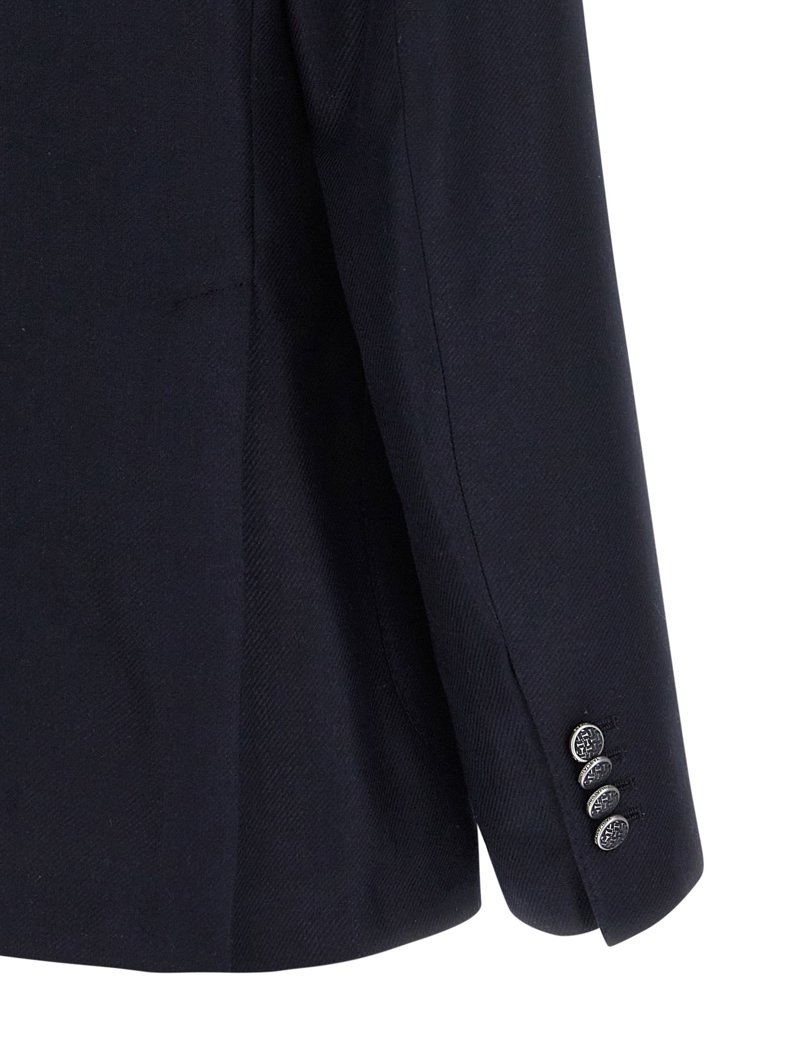 Blue Silk Blazer