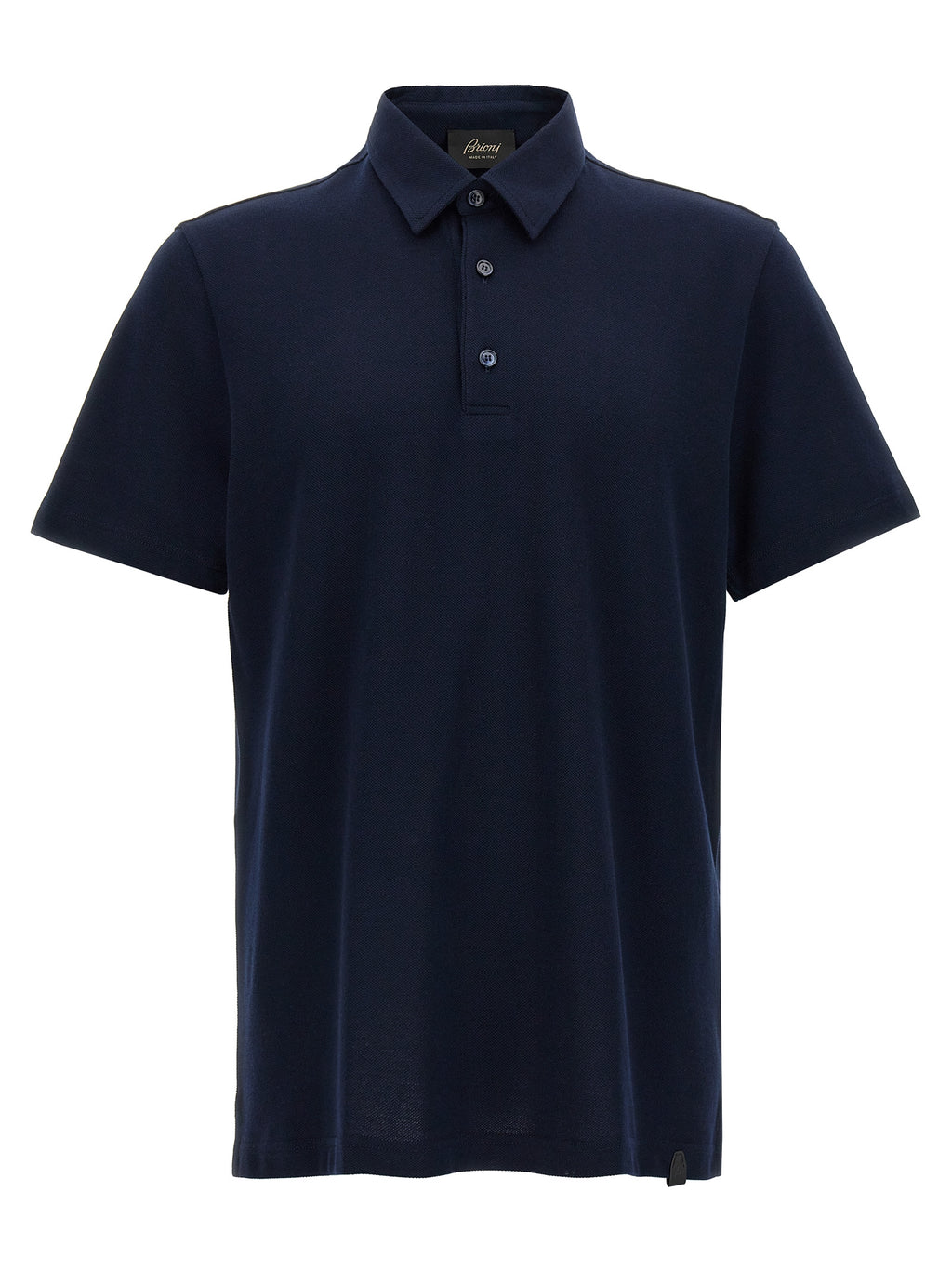 Blue Cotton Polo Shirt