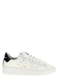 Black Cowhide Low Top Sneakers