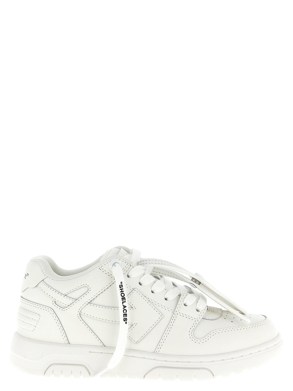 White Bovine Leather Sneakers