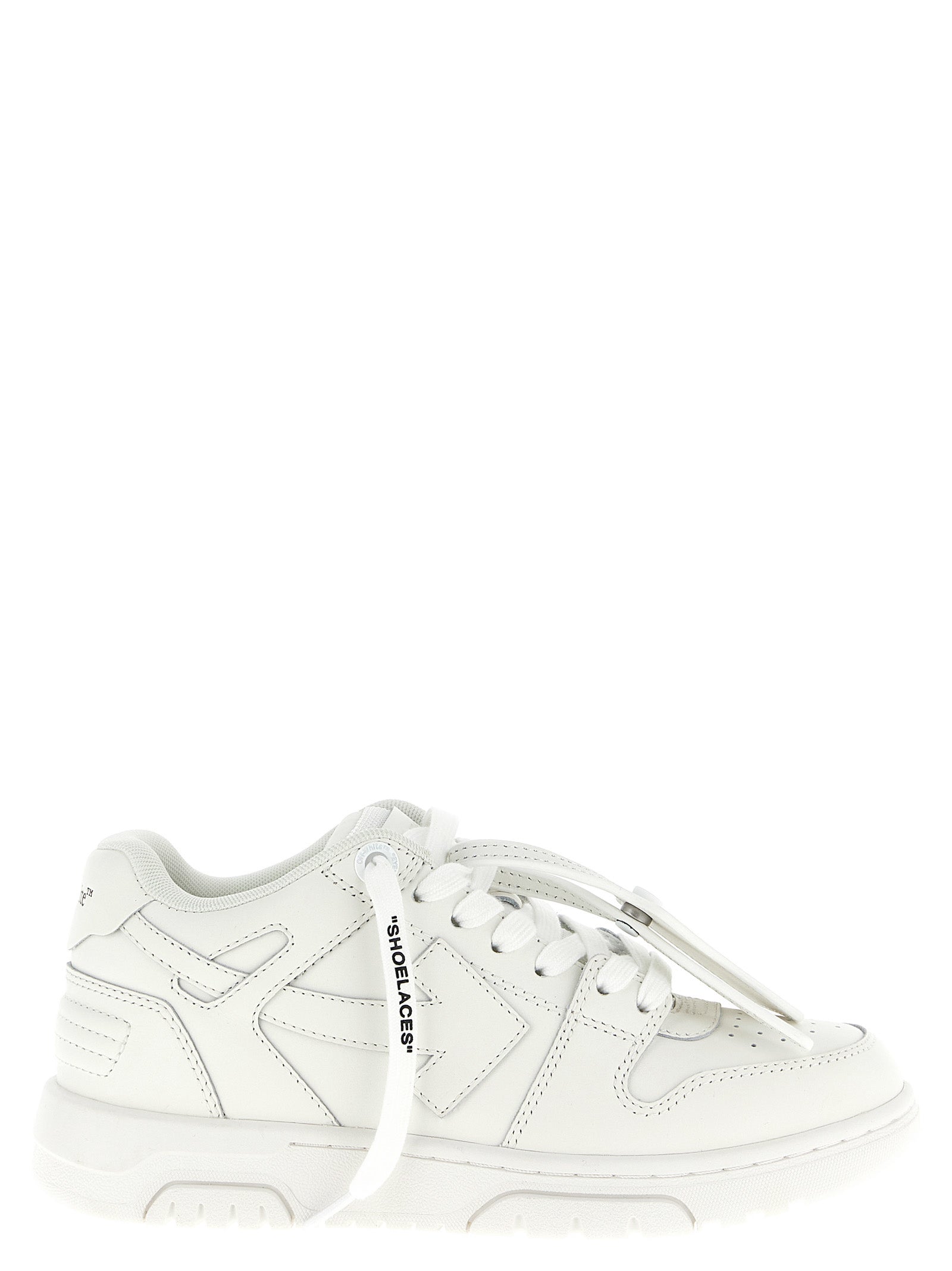 White Bovine Leather Sneakers