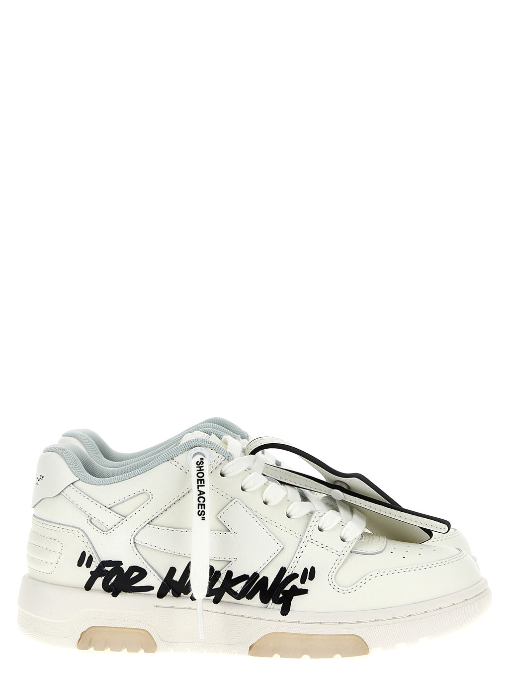 Bicolor Bovine Leather Low Top Sneakers