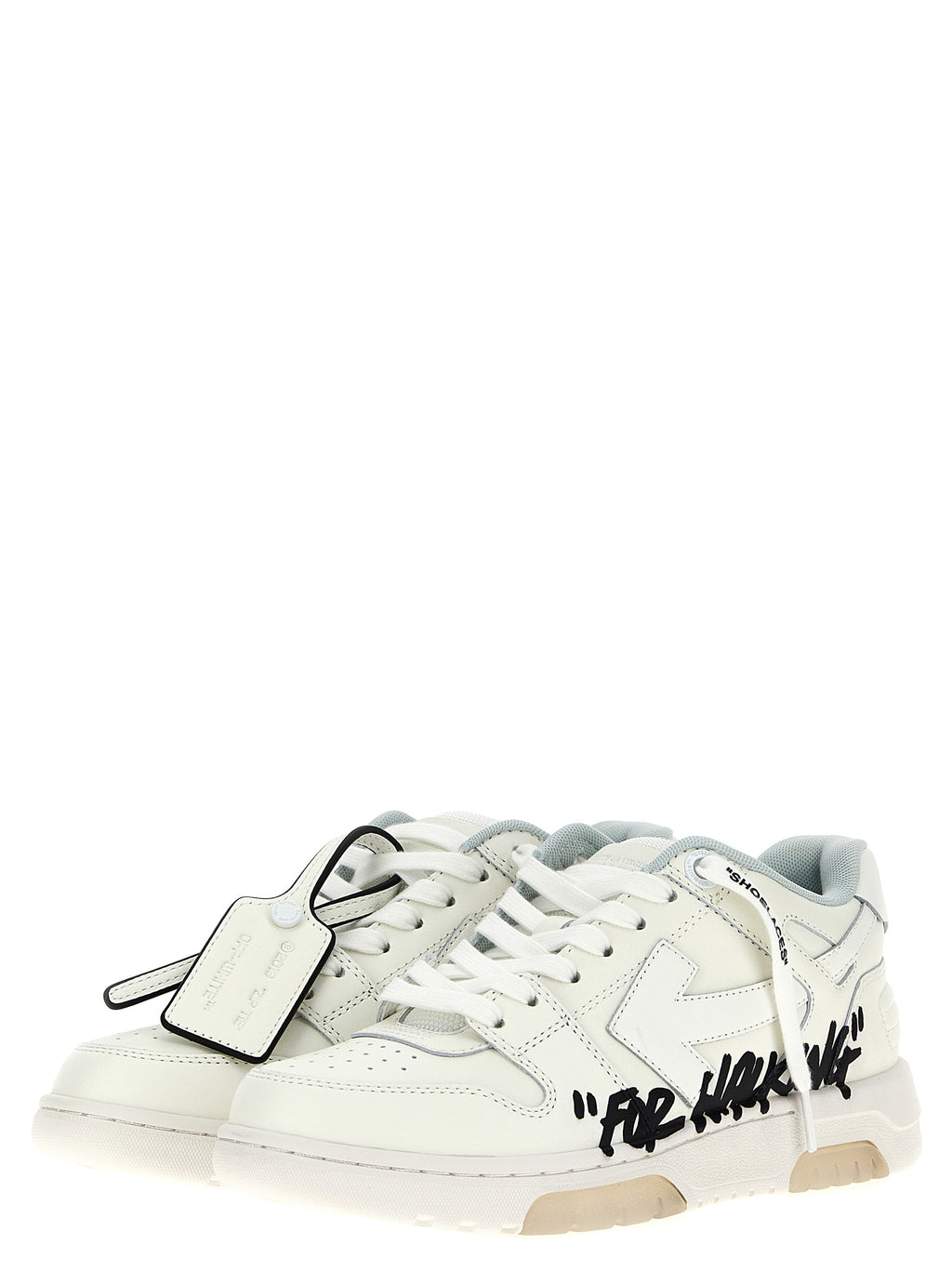 Bicolor Bovine Leather Low Top Sneakers