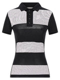 Black Cotton Polo Shirt