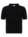 Black Cotton Polo Shirt