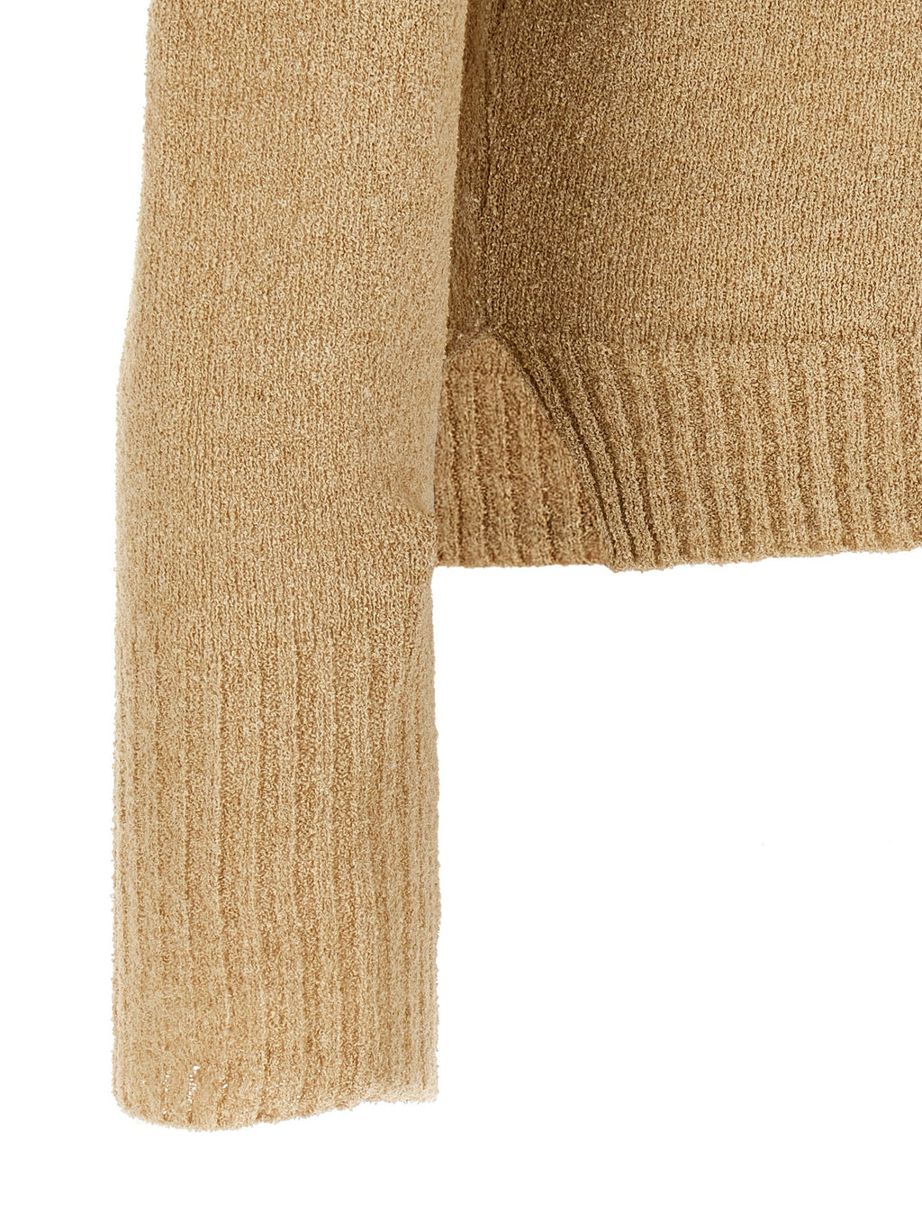 Beige Cotton Polo Shirt