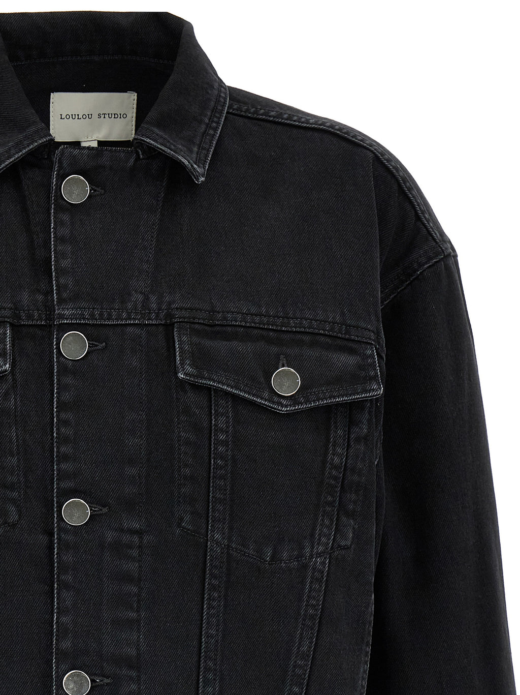 Black Organic Cotton Denim Jacket