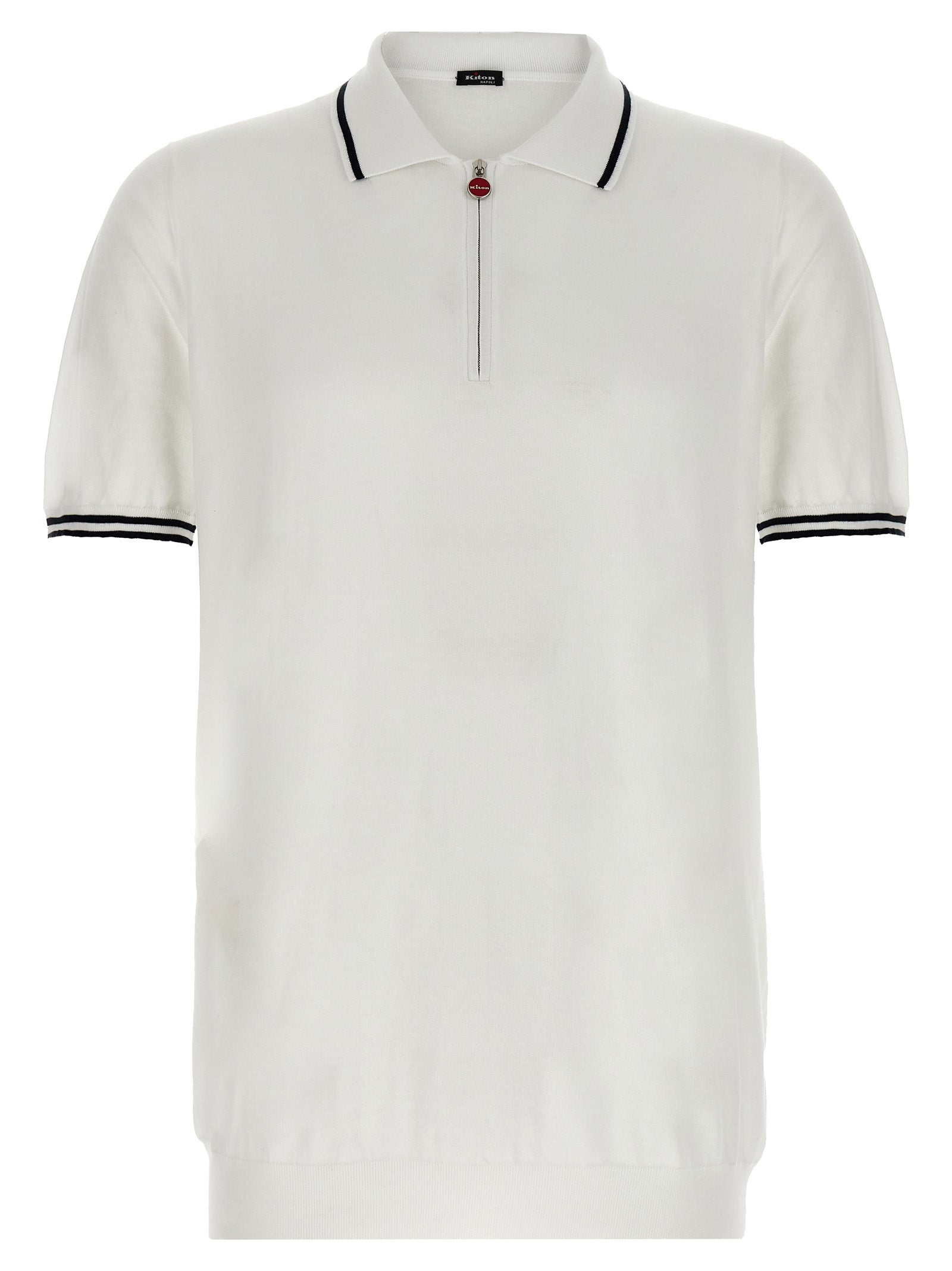 White Cotton Polo Shirt