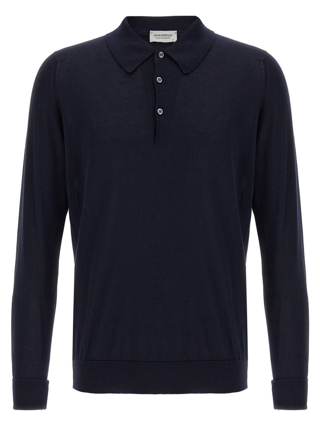 Blue Cotton Polo Shirt