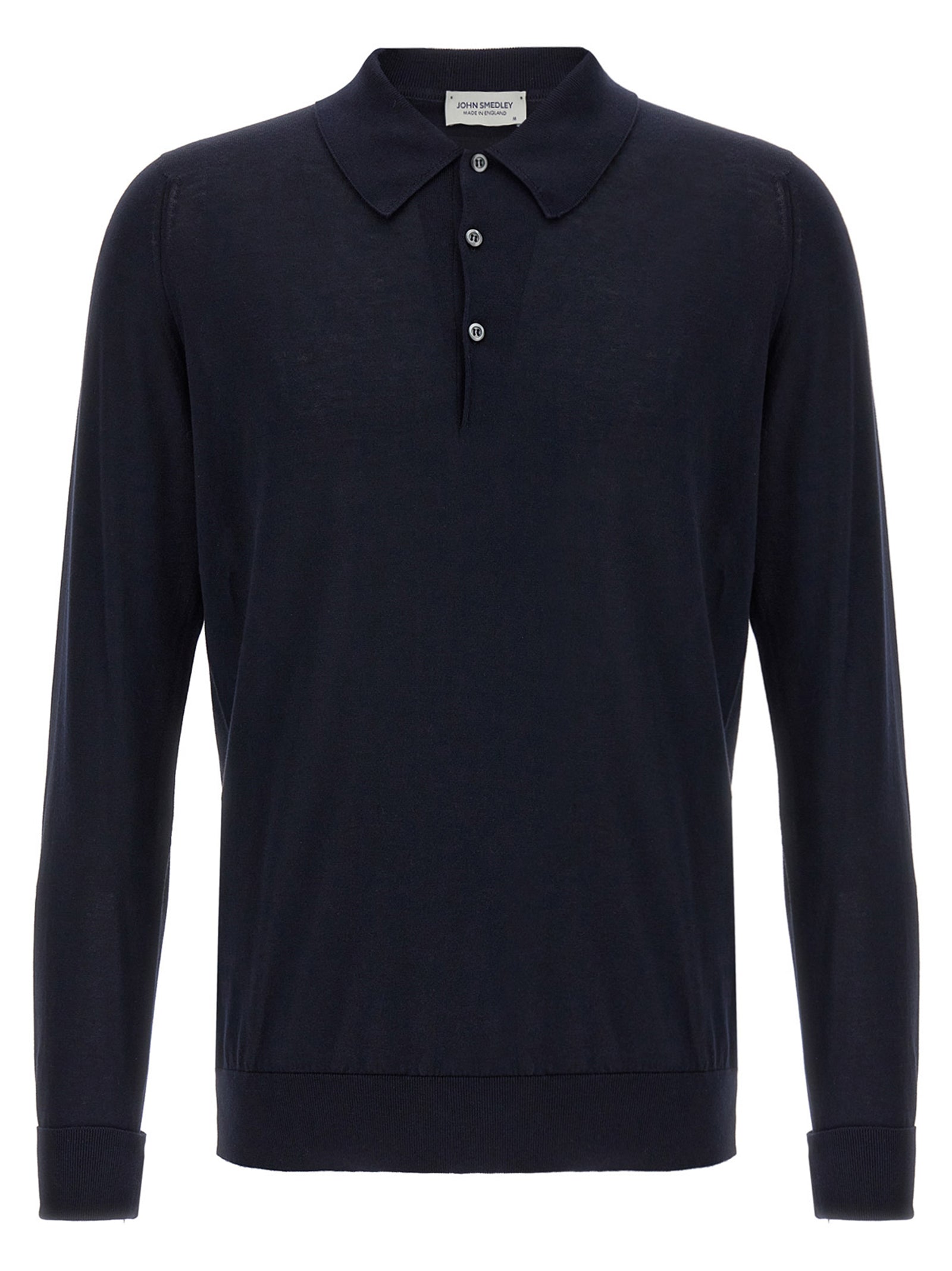 Blue Cotton Polo Shirt