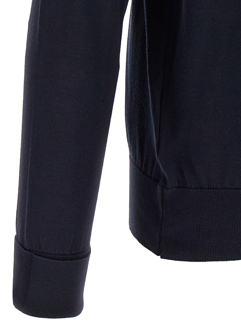 Blue Cotton Polo Shirt