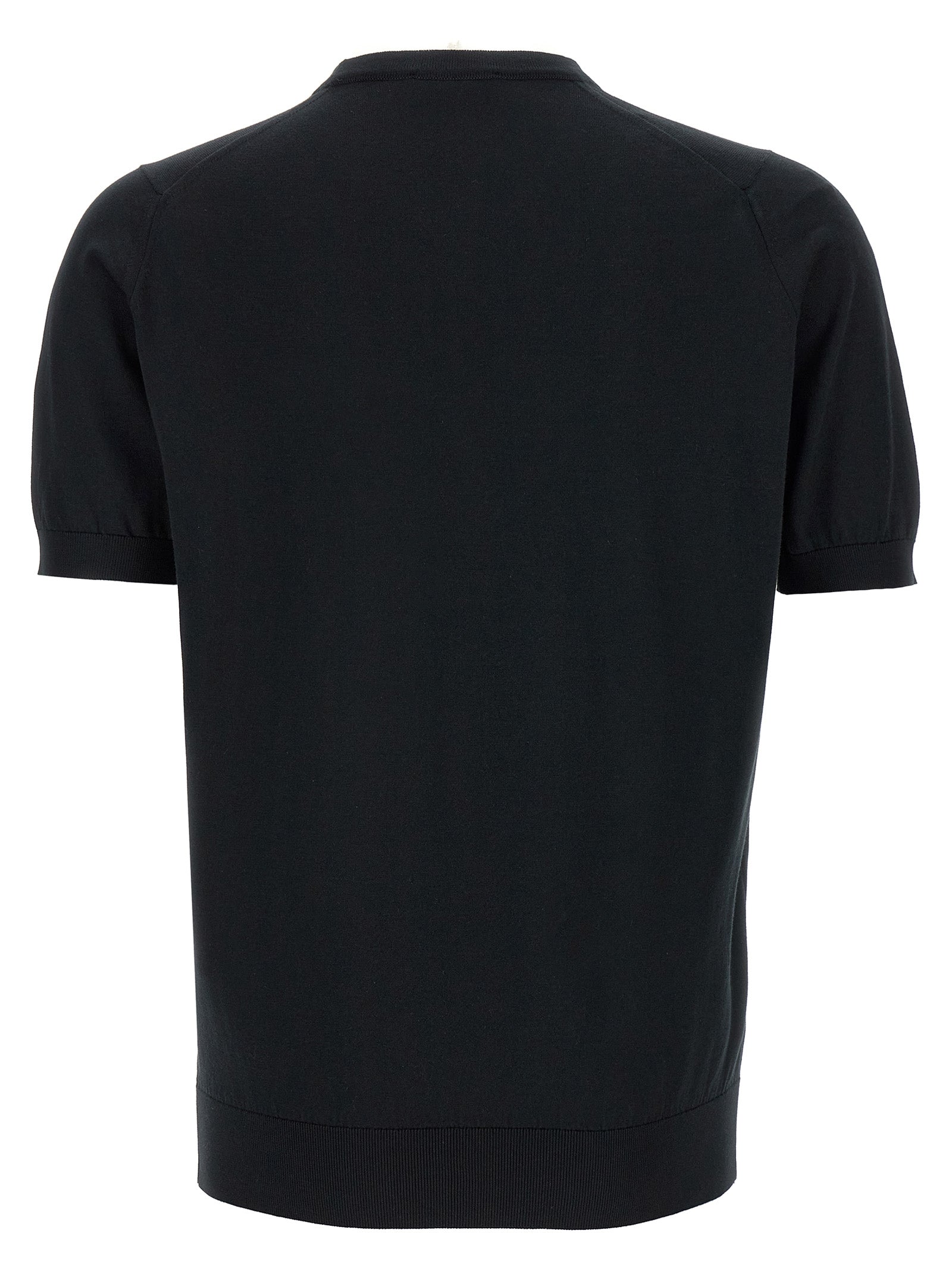 Black Cotton T-Shirt