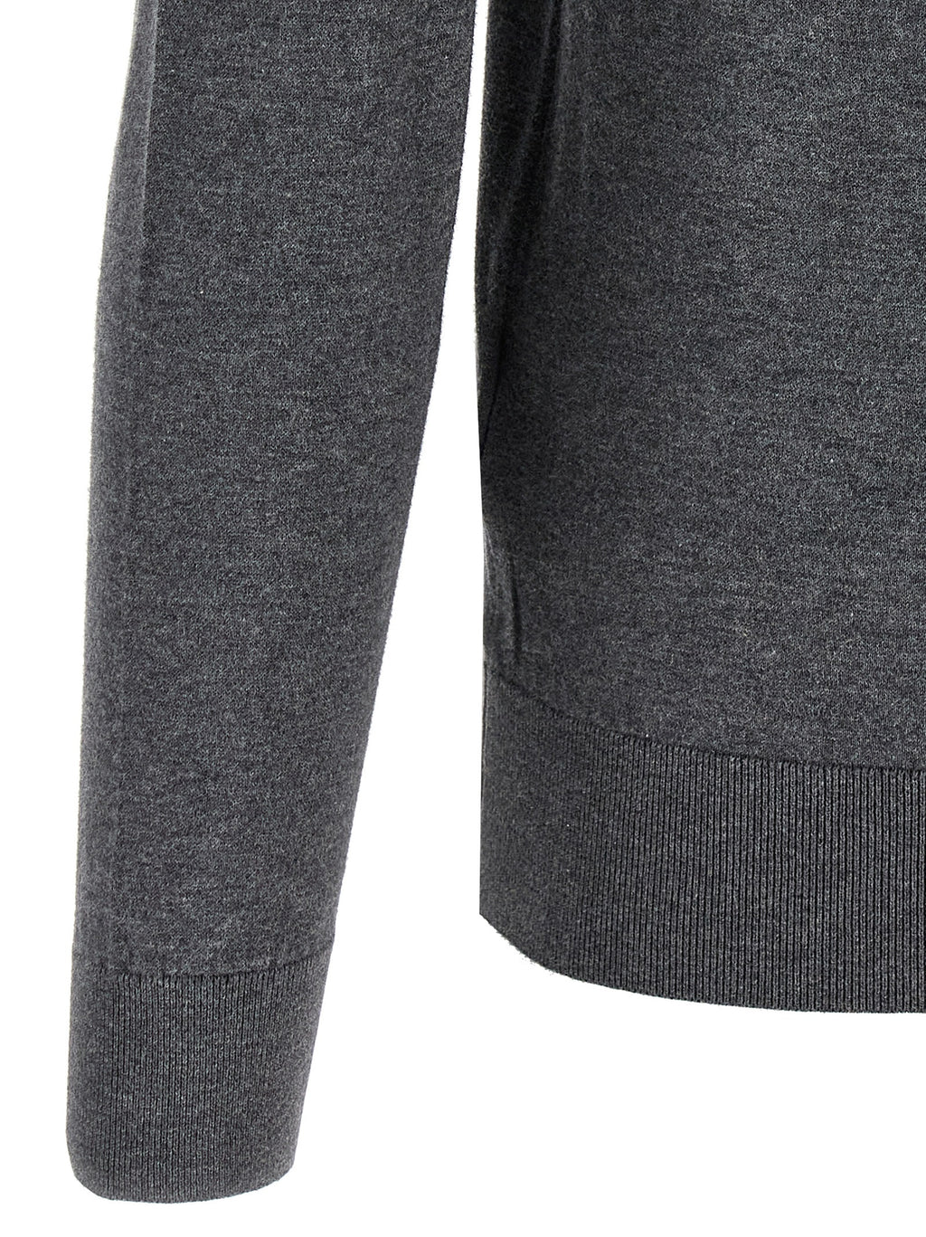 Gray Cotton Cardigan