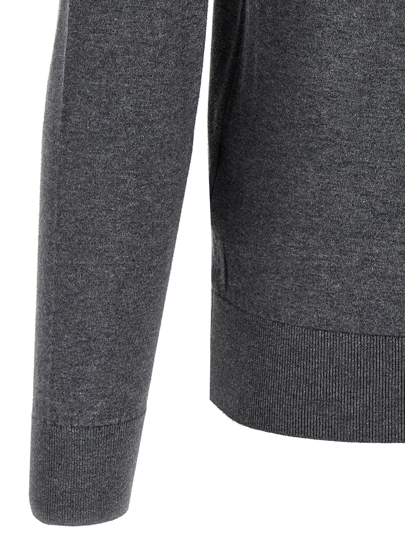 Gray Cotton Cardigan