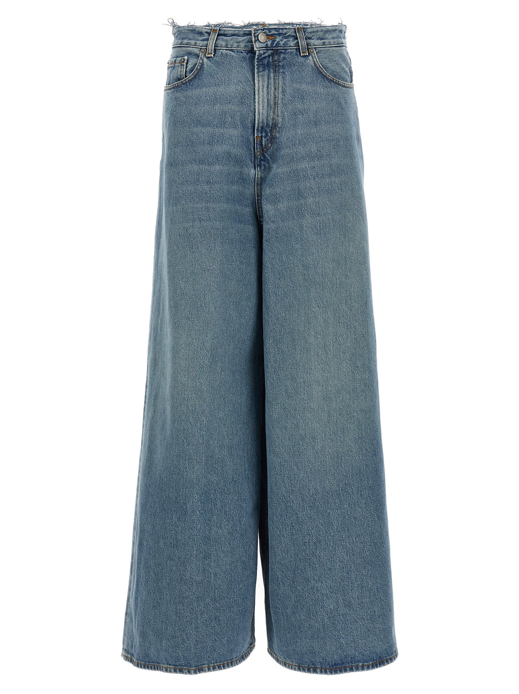 Blue Cotton Jeans Denim