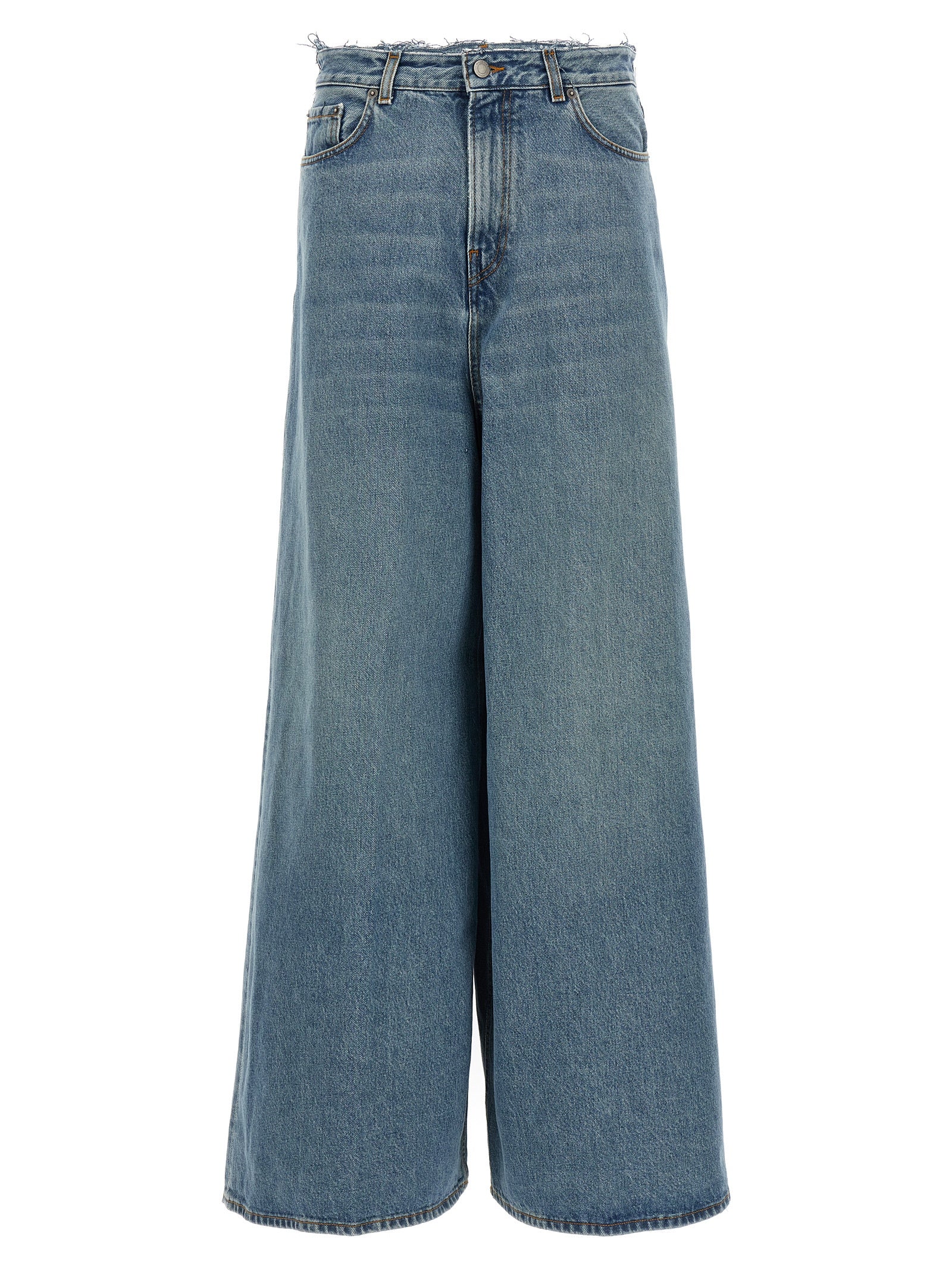 Blue Cotton Jeans Denim