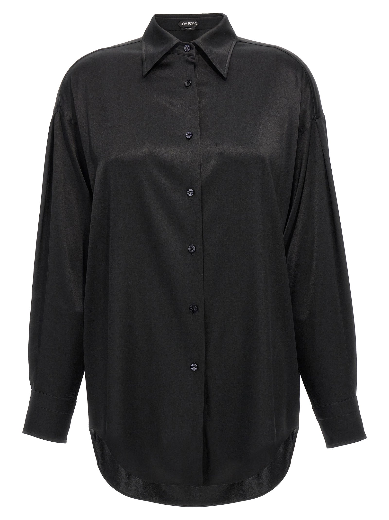 Black Silk Blouse