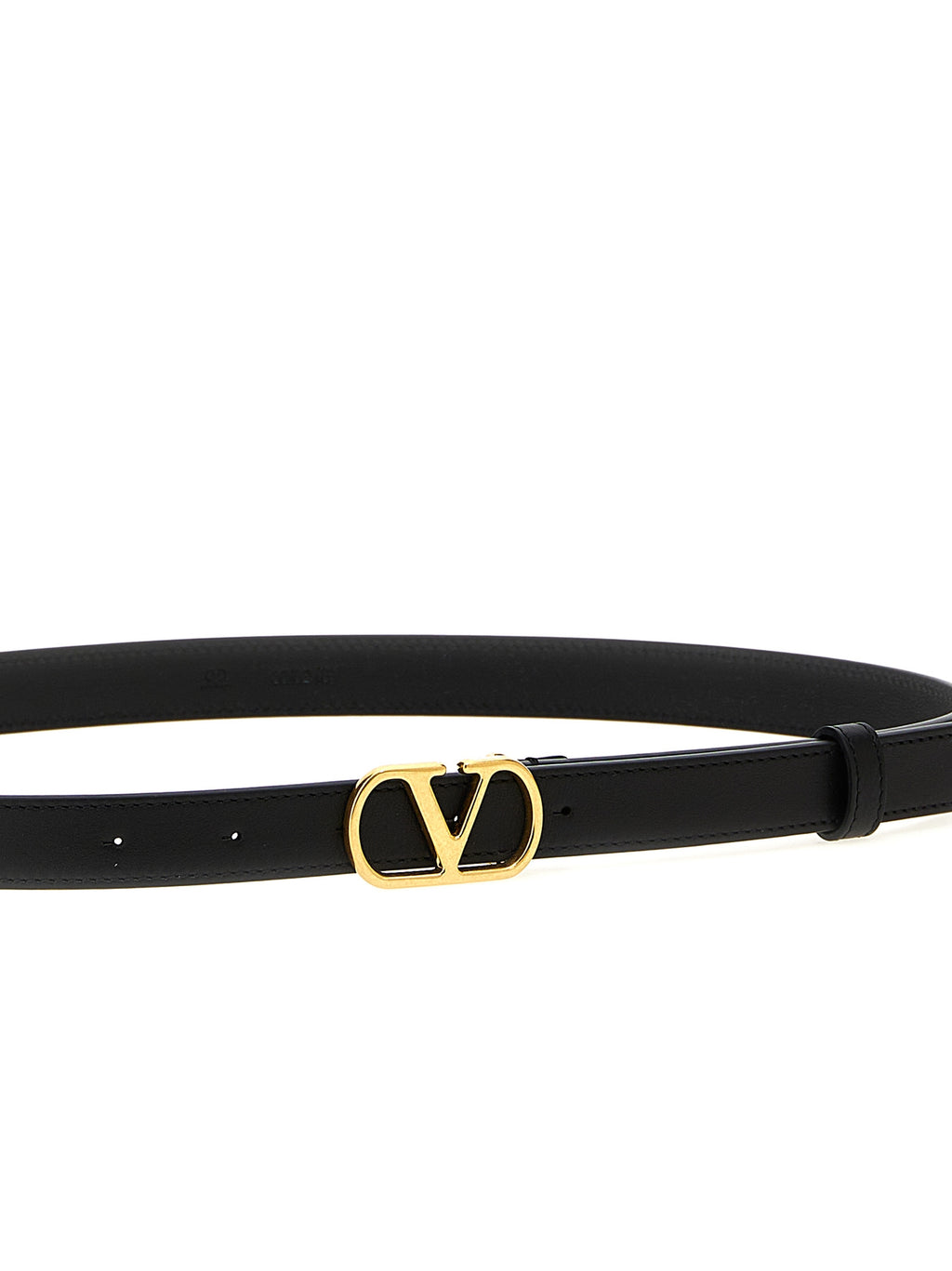 Black Calfskin Regular Belt