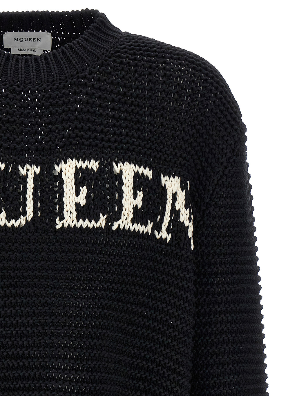 Bicolor Cotton Cardigan