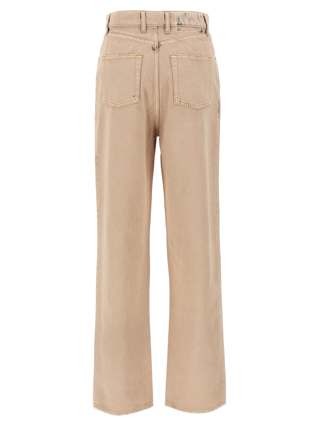 Multicolor Cotton Straight-Leg Jeans