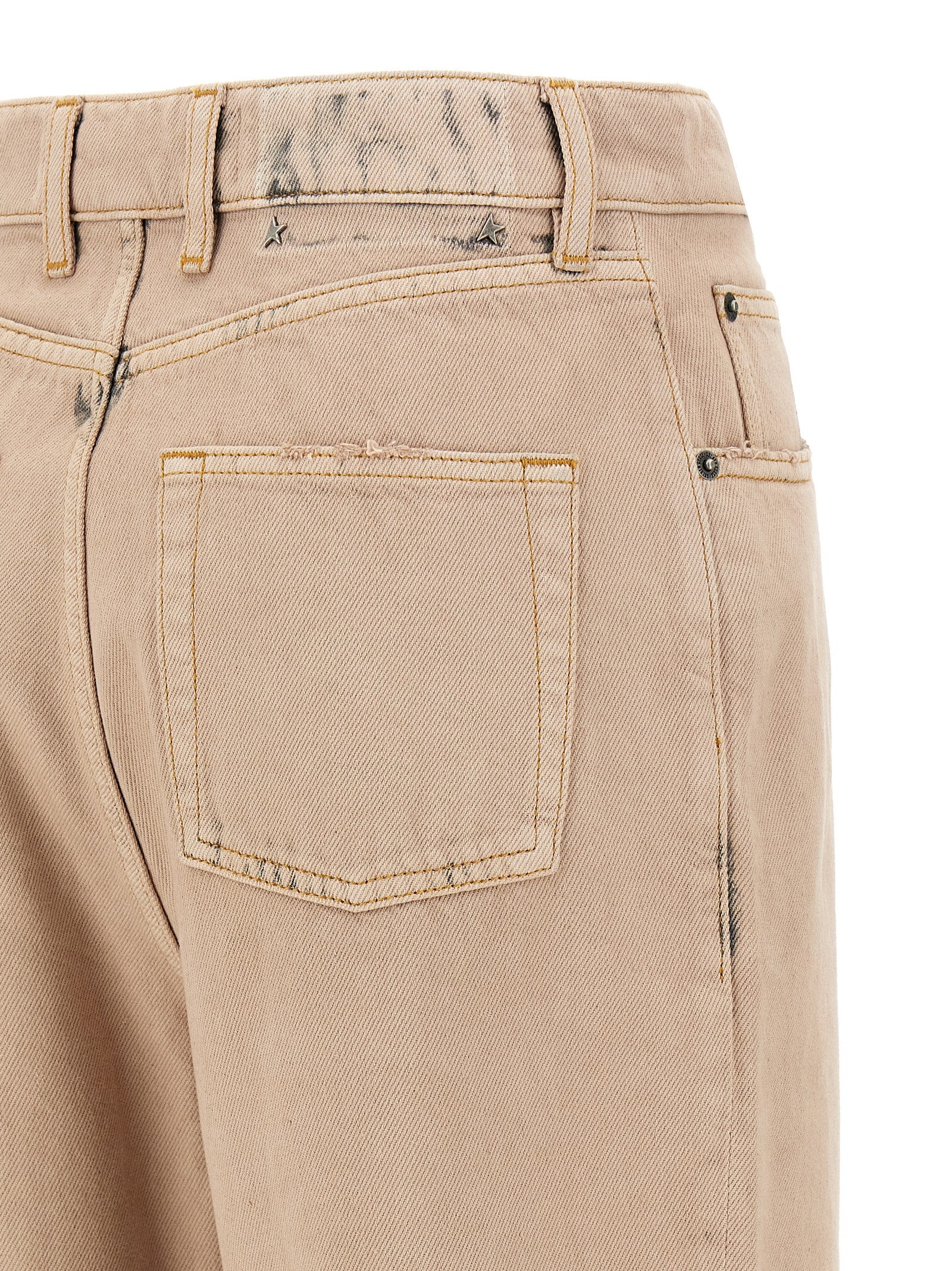 Multicolor Cotton Straight-Leg Jeans
