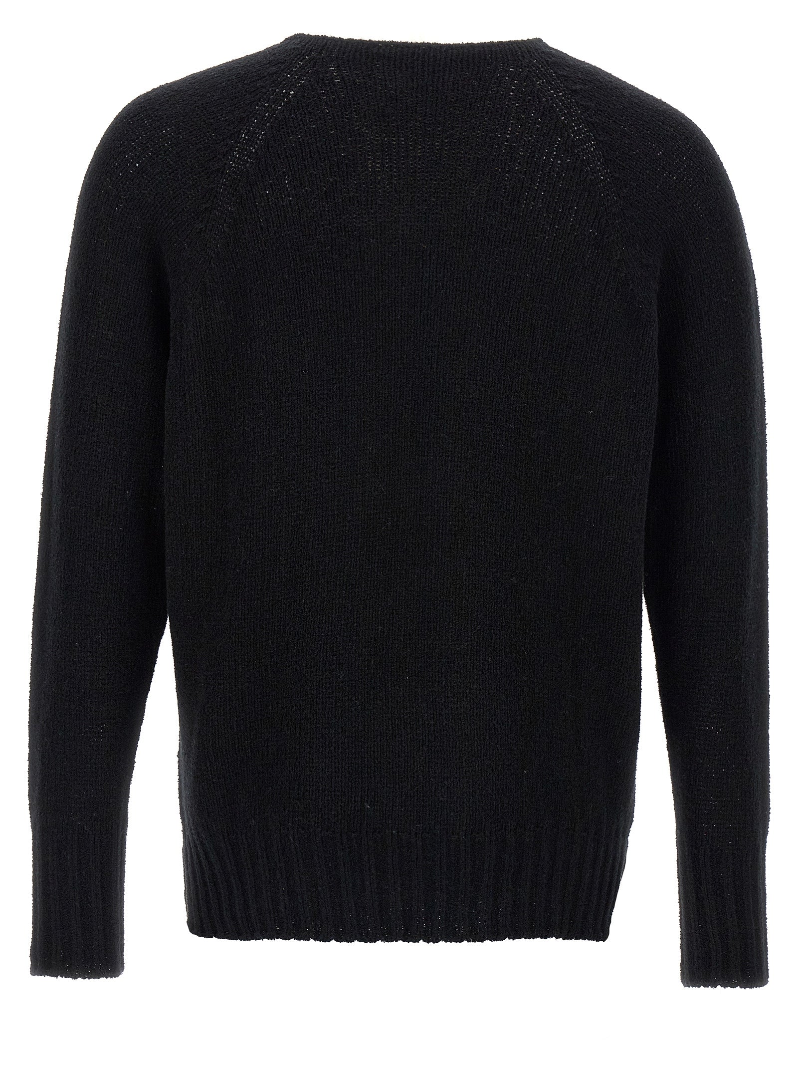 Black Cotton Cardigan