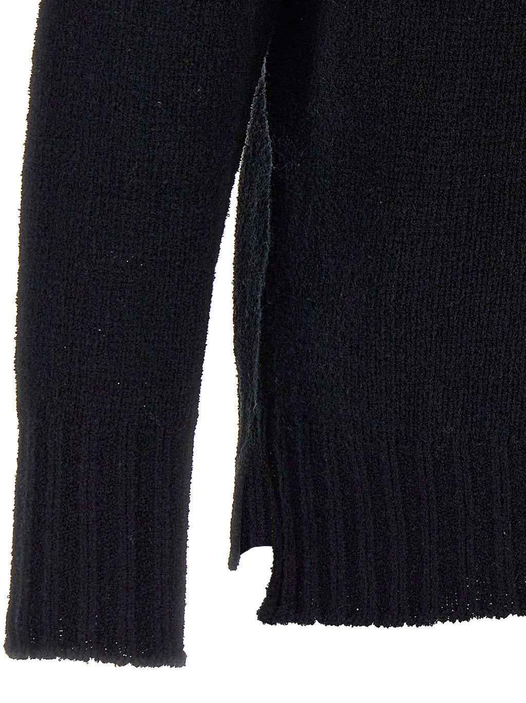 Black Cotton Cardigan