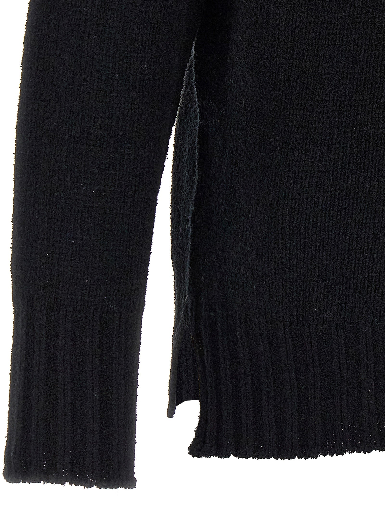 Black Cotton Cardigan
