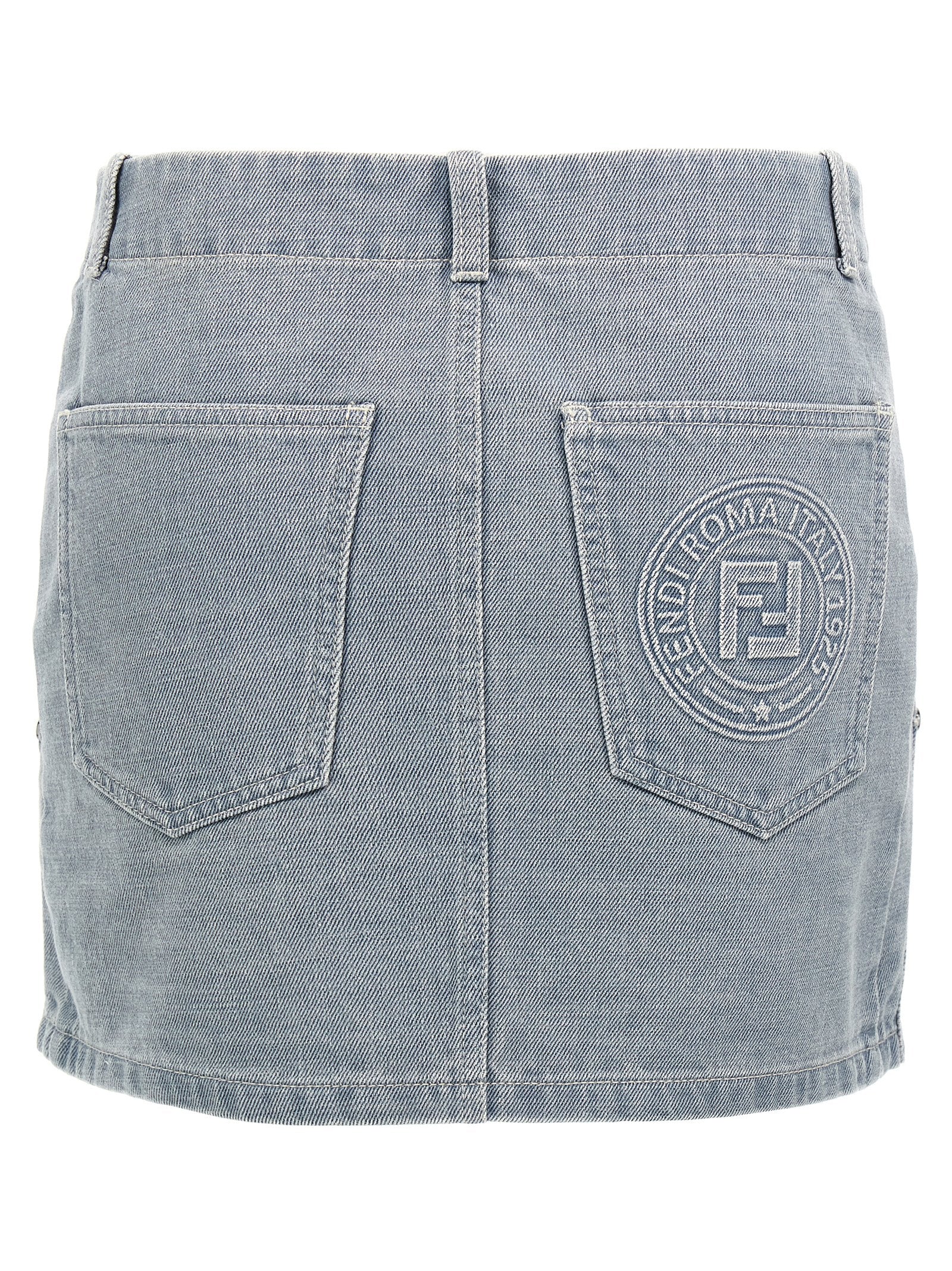 Gray Cotton Long Skirt