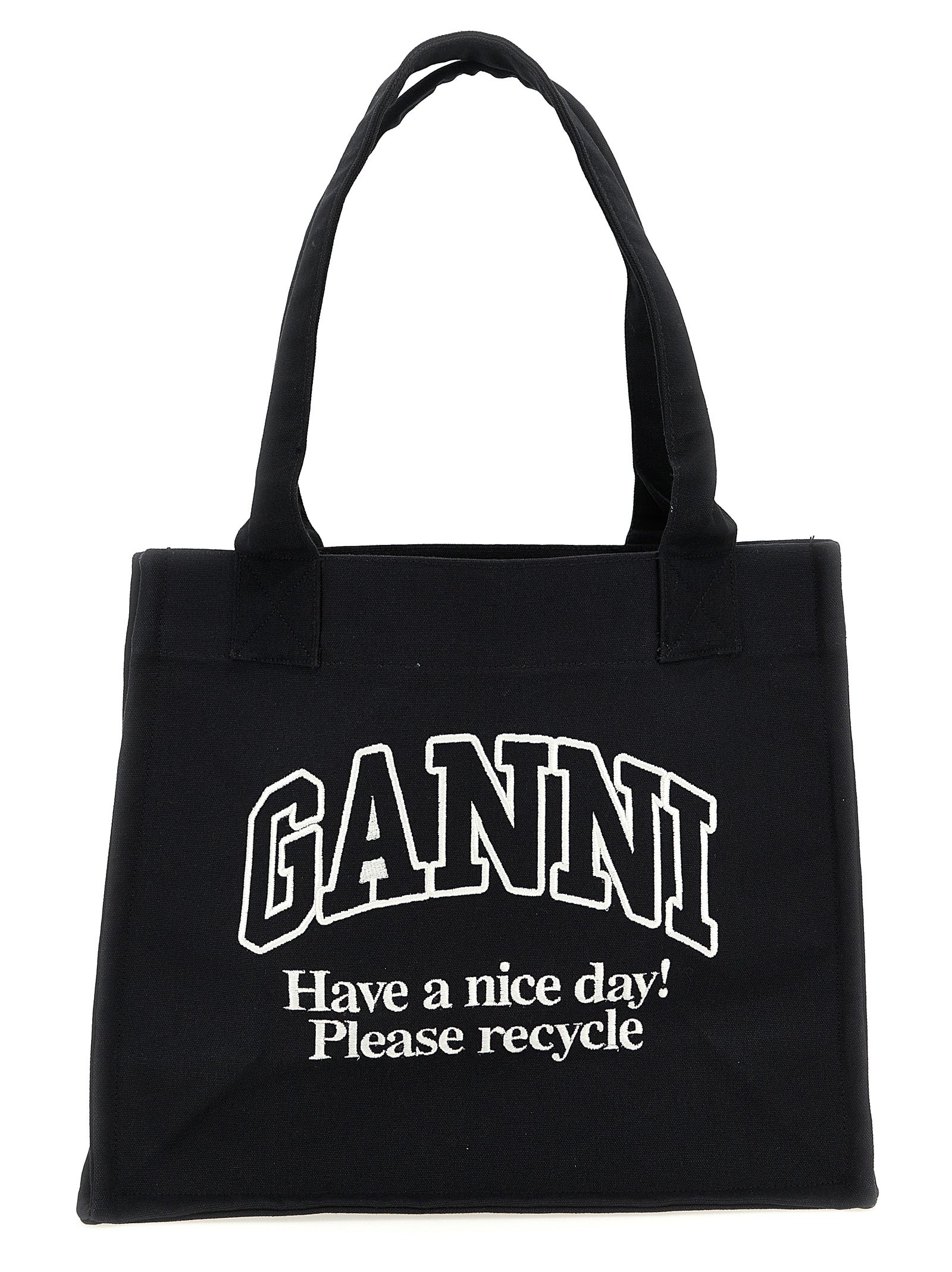 Bicolor Recycled Cotton Tote Bag
