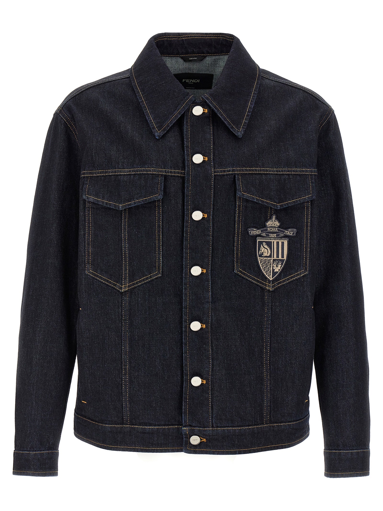 Blue Cotton Denim Jacket