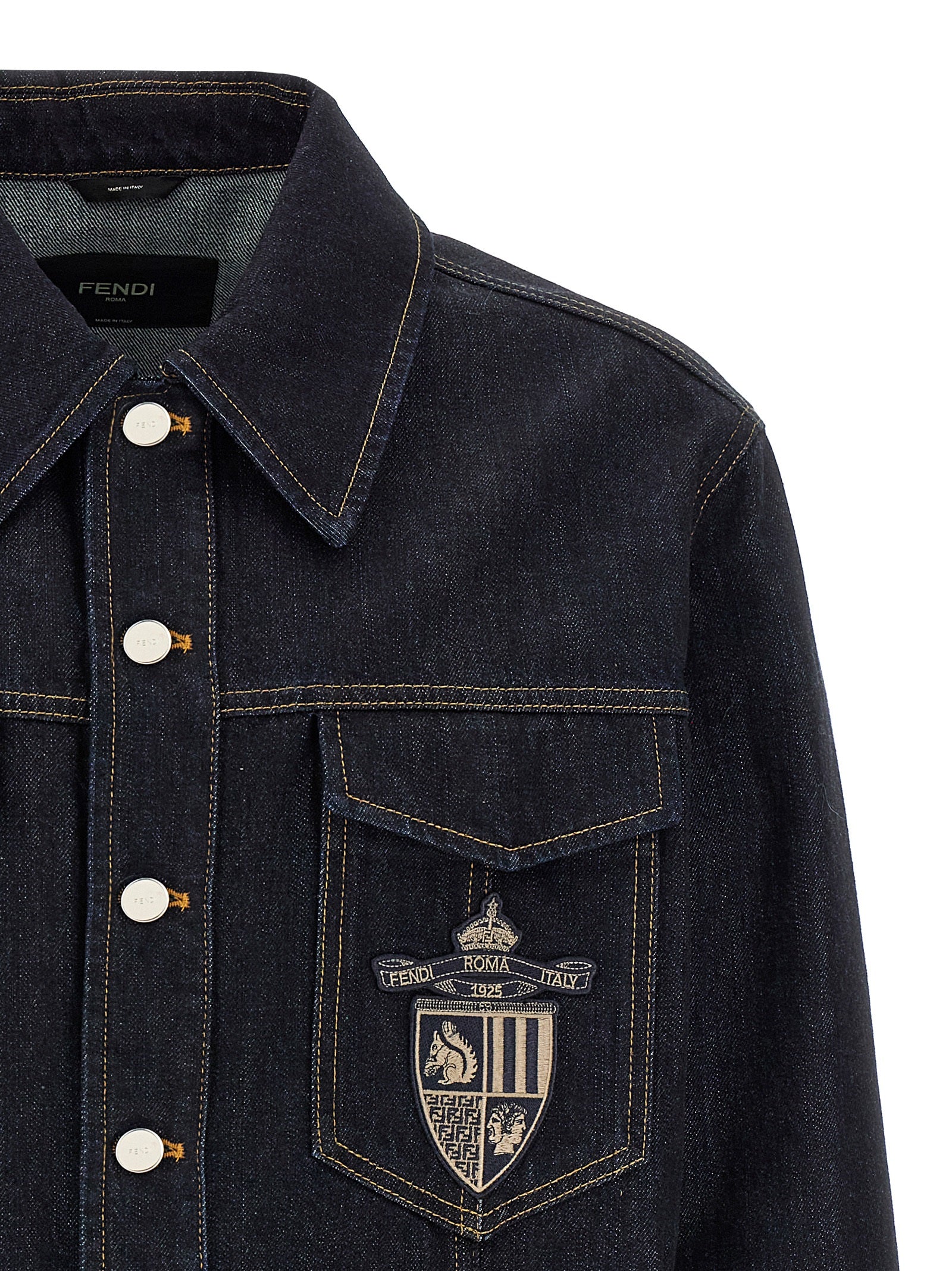 Blue Cotton Denim Jacket