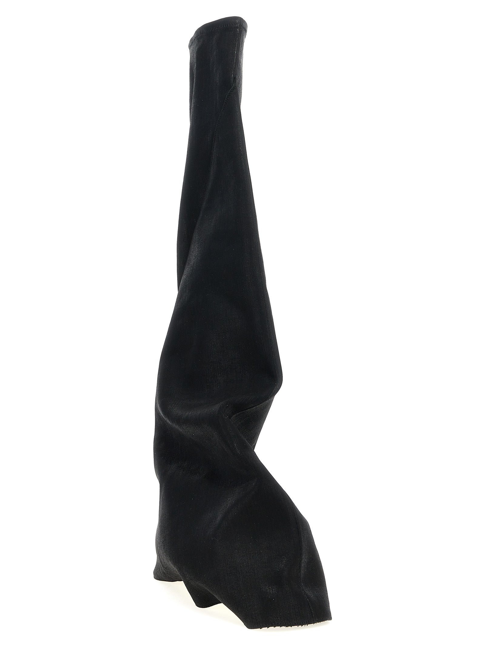Black Cotton Over The Knee