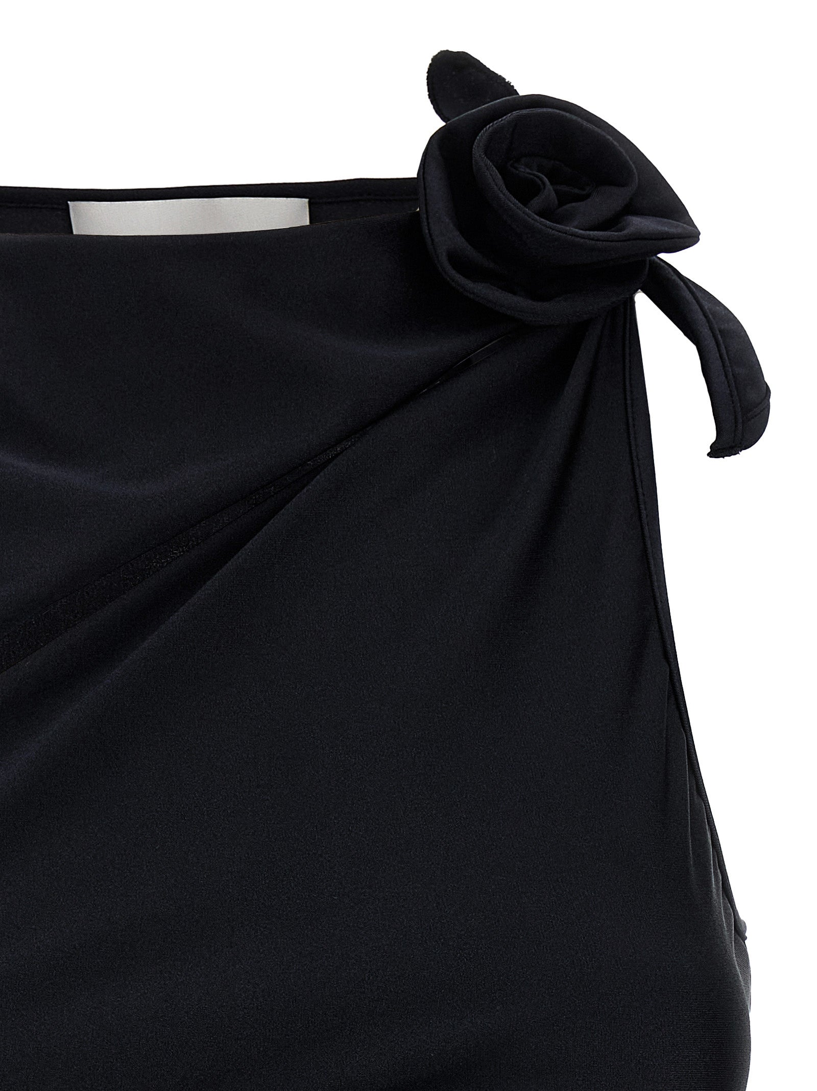 Black Polyamide Tank Tops