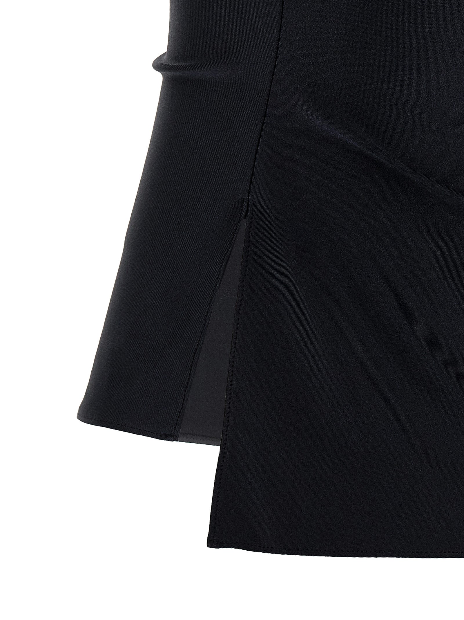 Black Polyamide Tank Tops