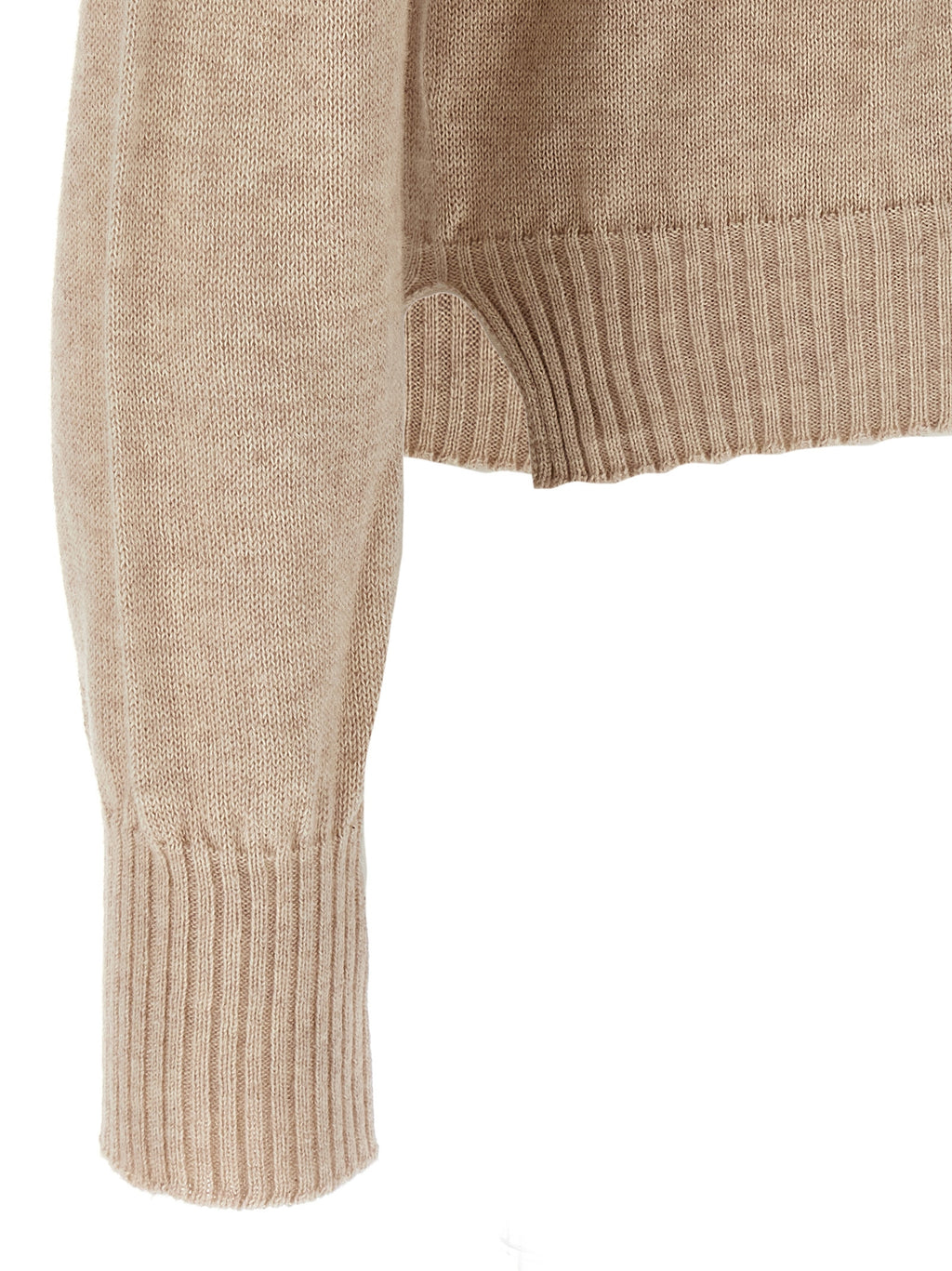 Beige Cotton Cardigan