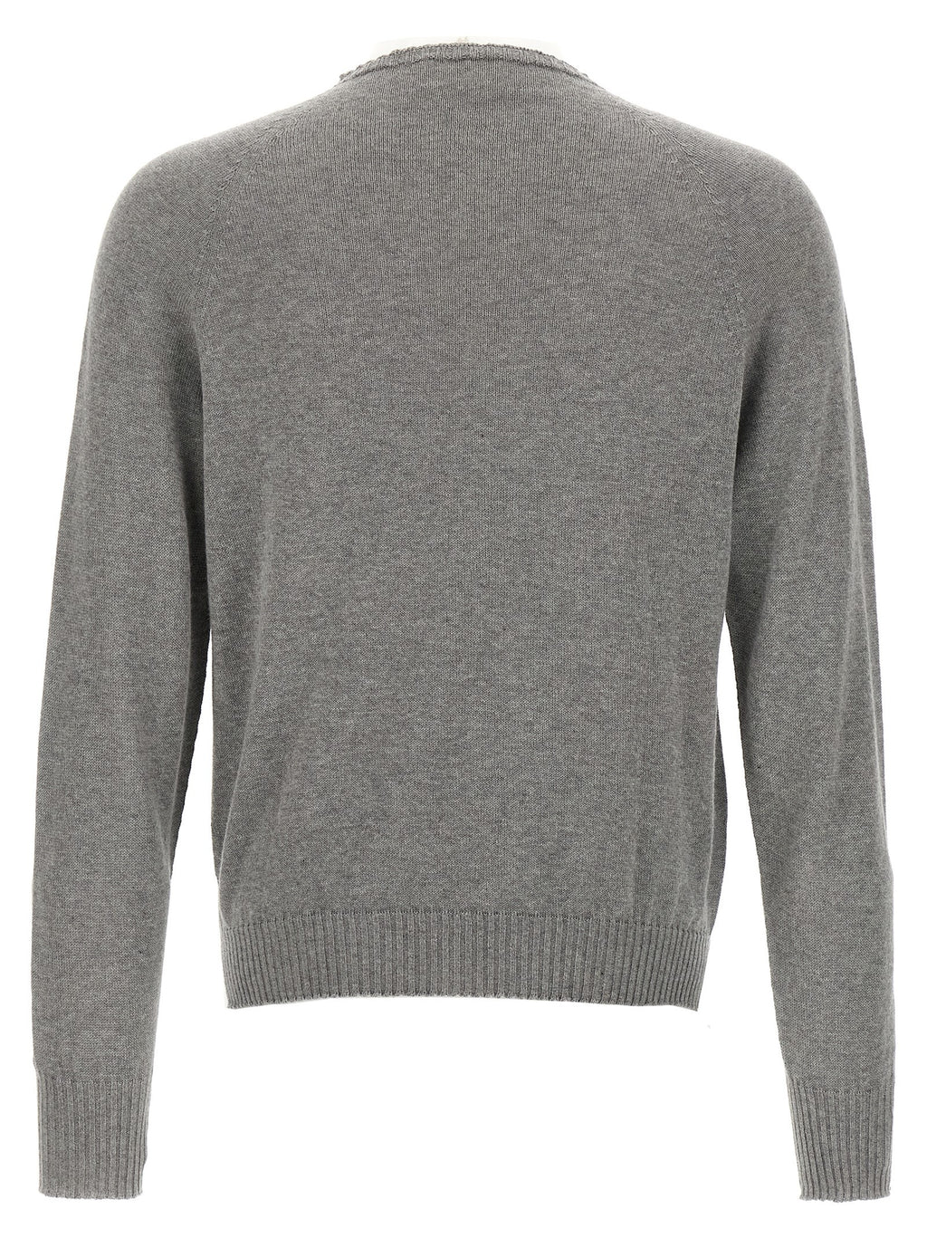 Gray Cotton Cardigan