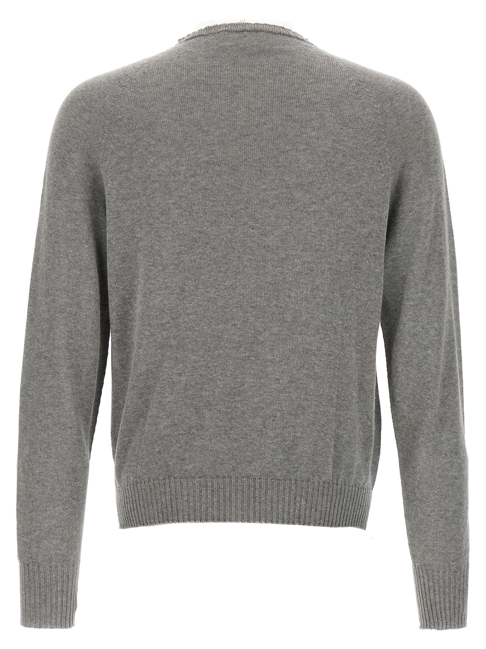 Gray Cotton Cardigan