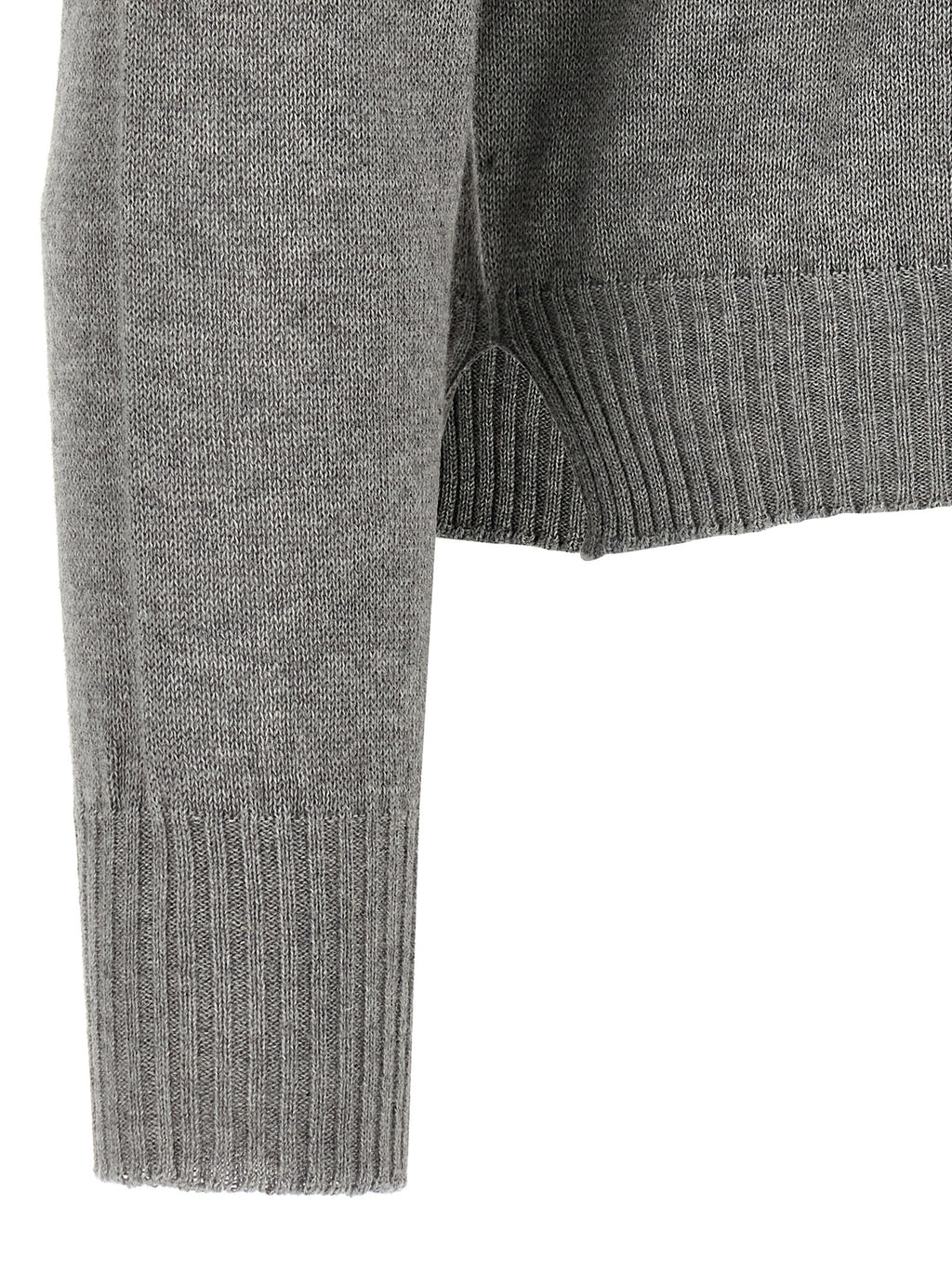 Gray Cotton Cardigan