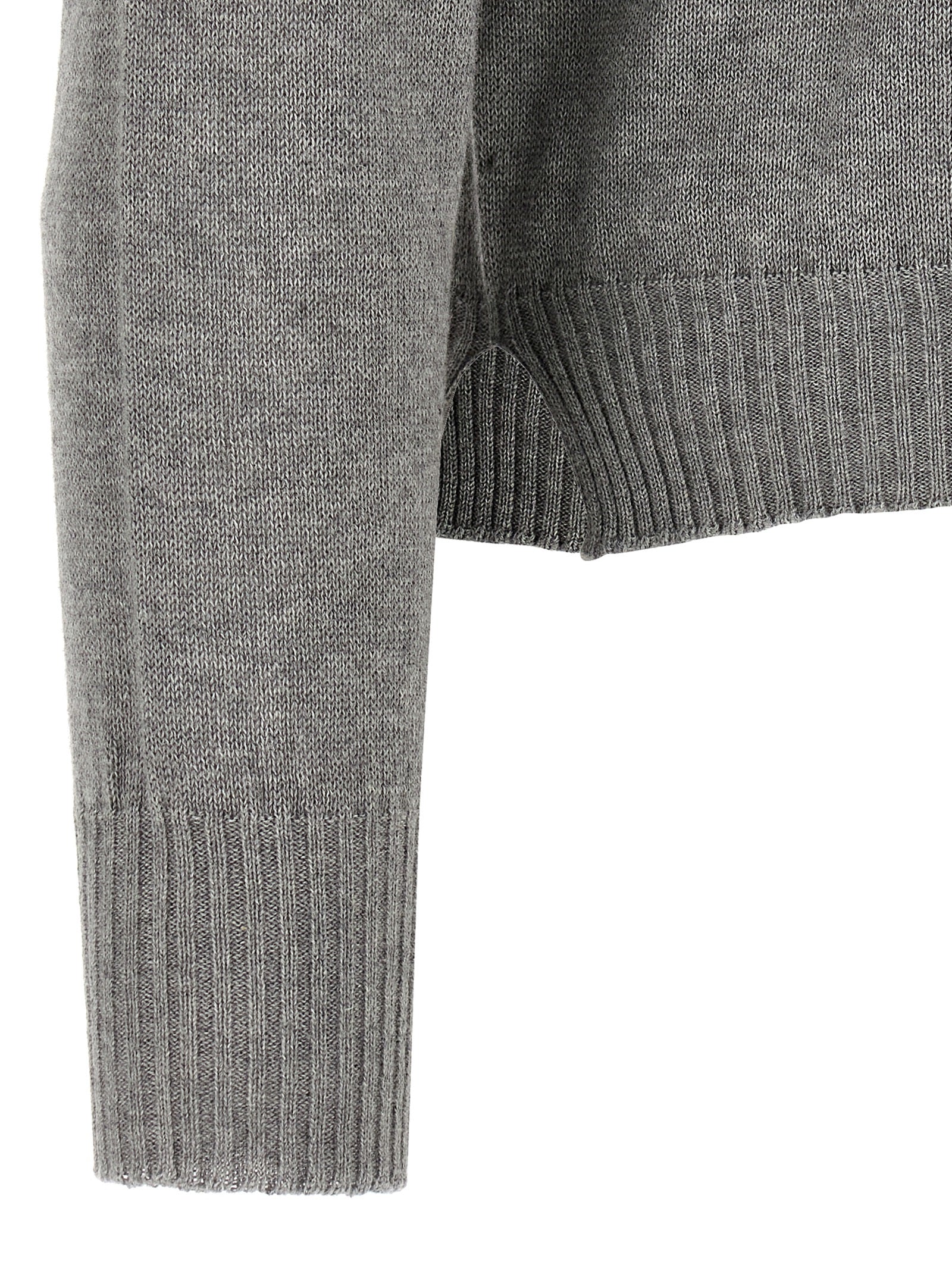 Gray Cotton Cardigan