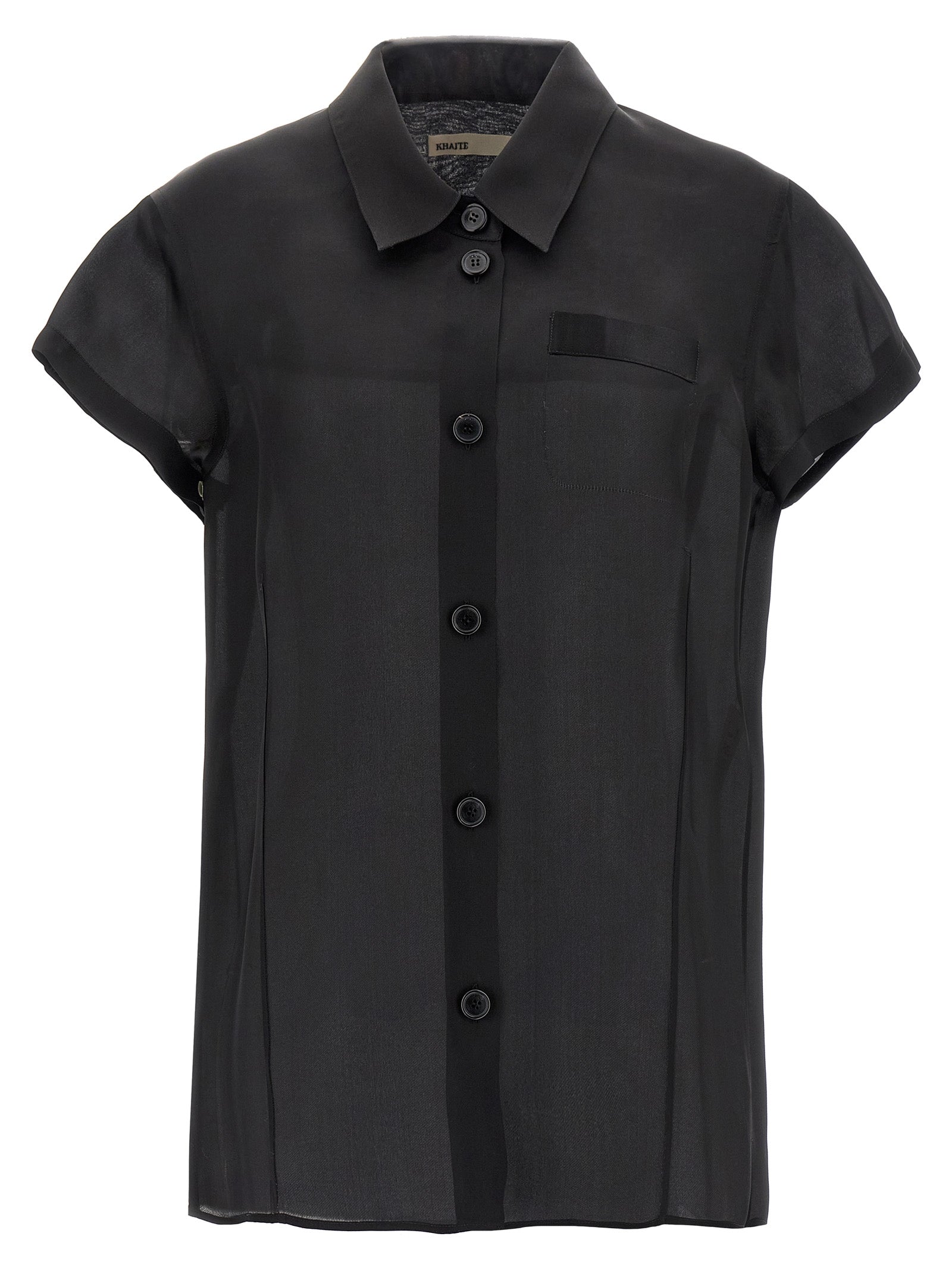 Black Silk Blouse