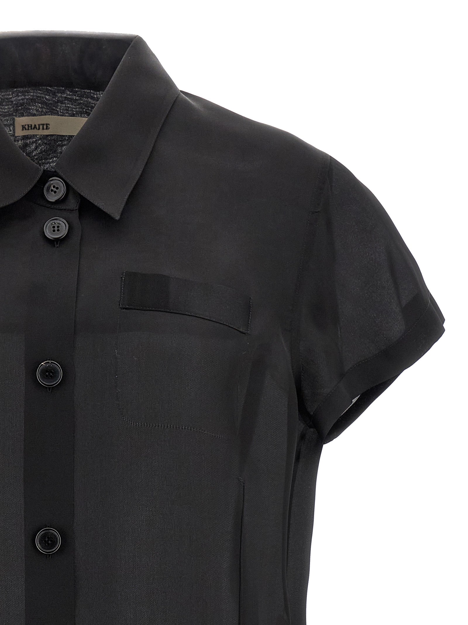 Black Silk Blouse