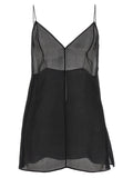 Black Silk Tank Tops