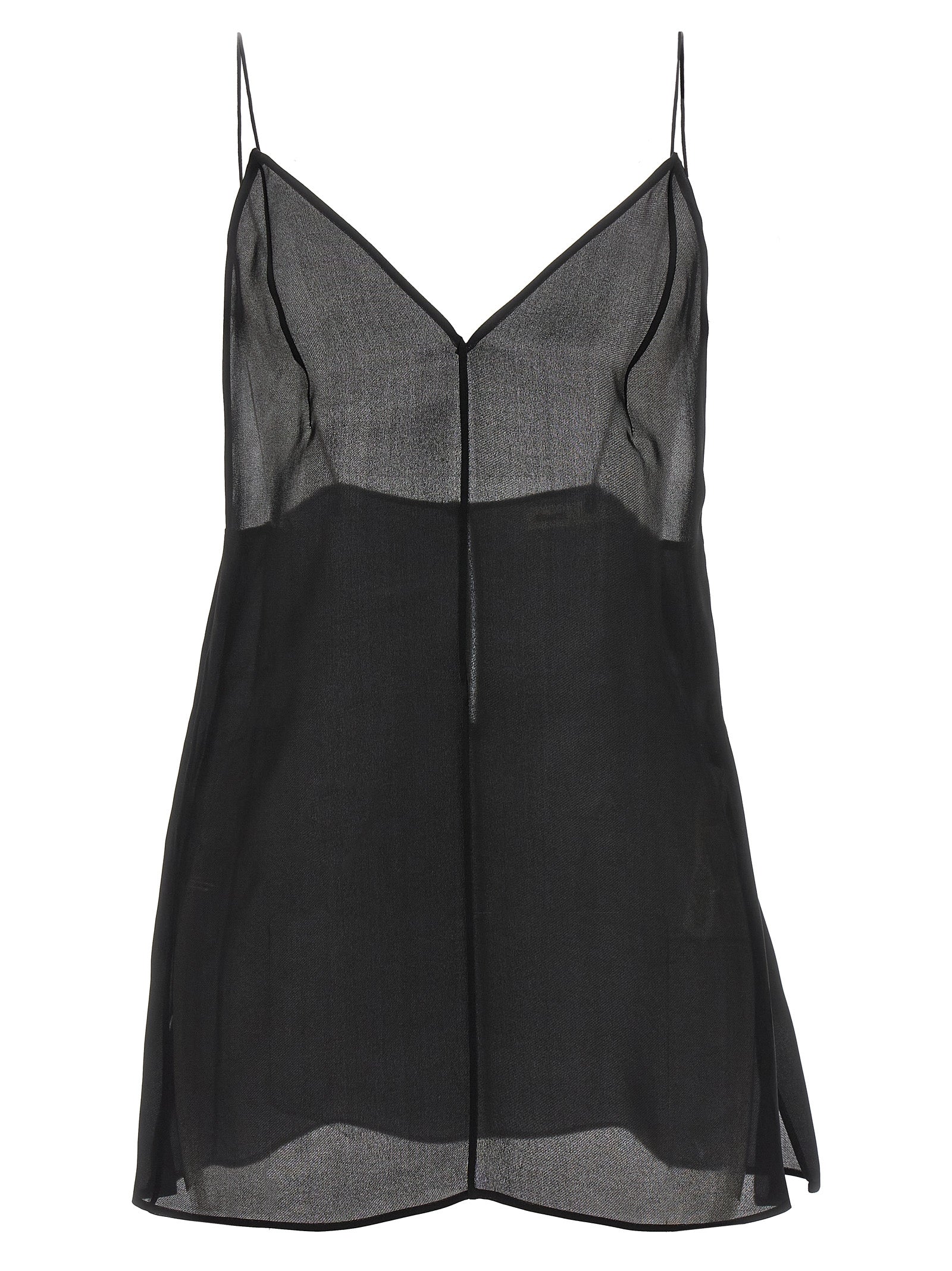 Black Silk Tank Tops